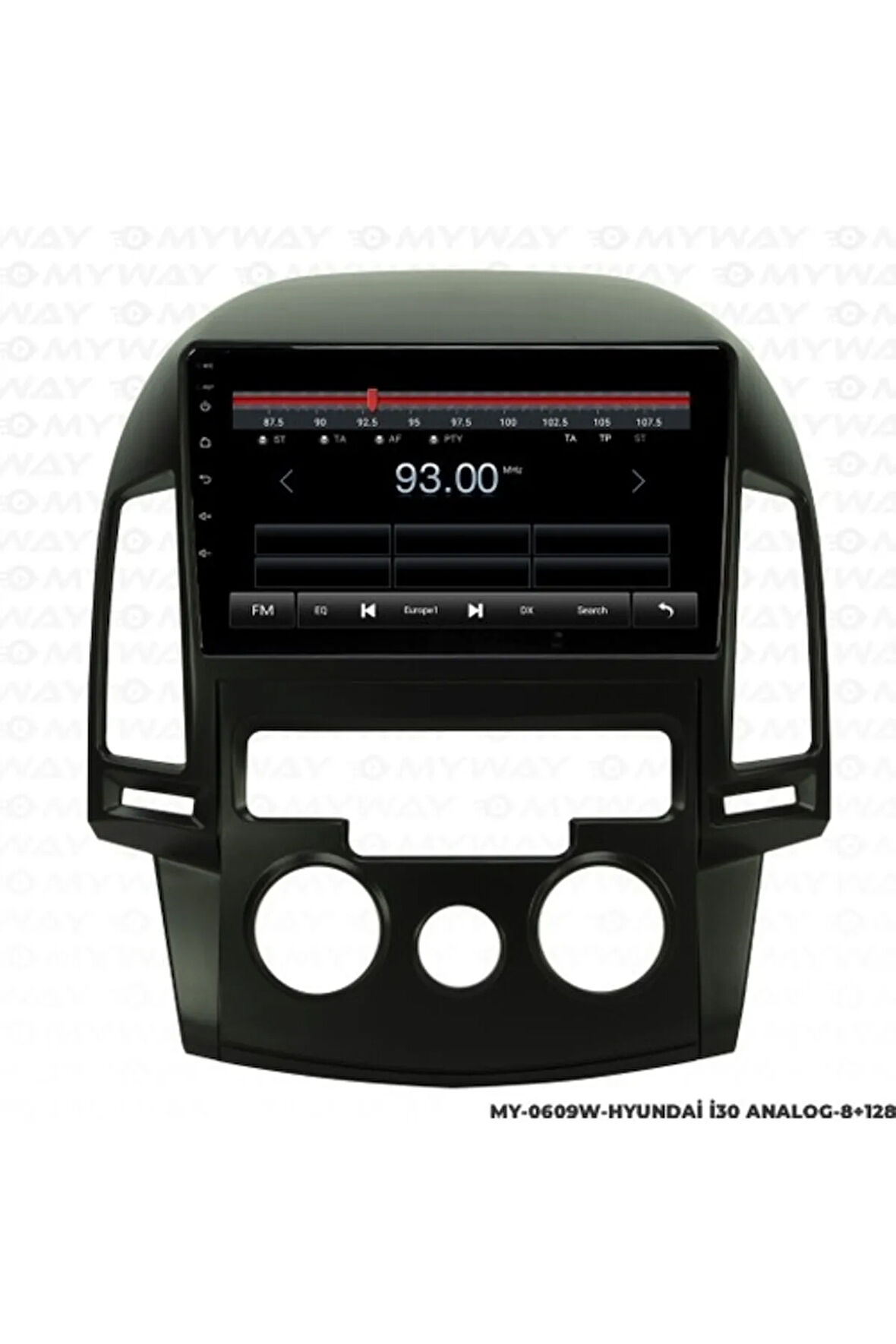 Myway Hyundai I30 Android Multimedya 4gb Ram Carplay Navigasyon Ekran - Myway