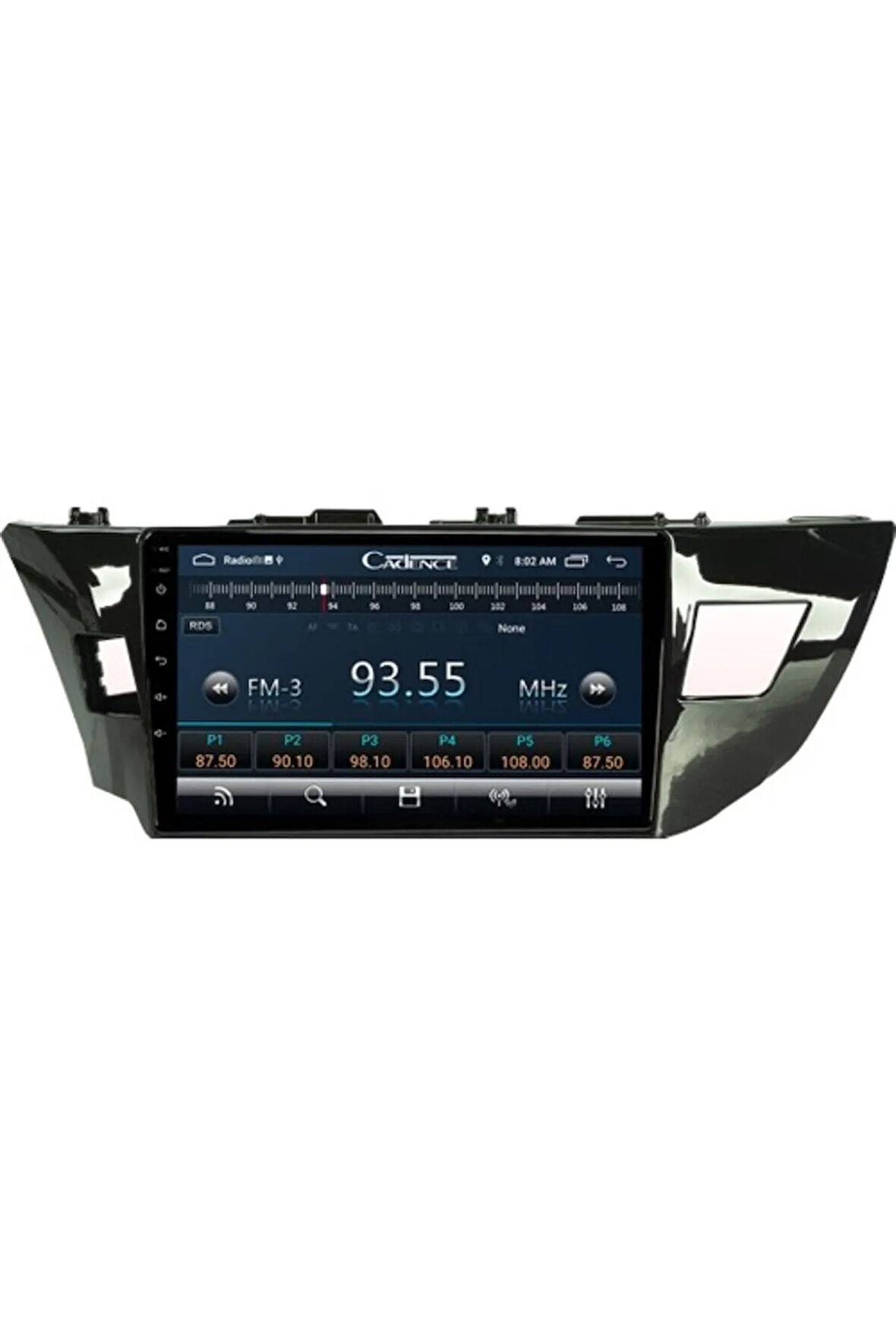 Toyota Levın Black Android Carplay Navigasyon Multimedya Ekran Teyp 2gb Ram + 32GB HDD