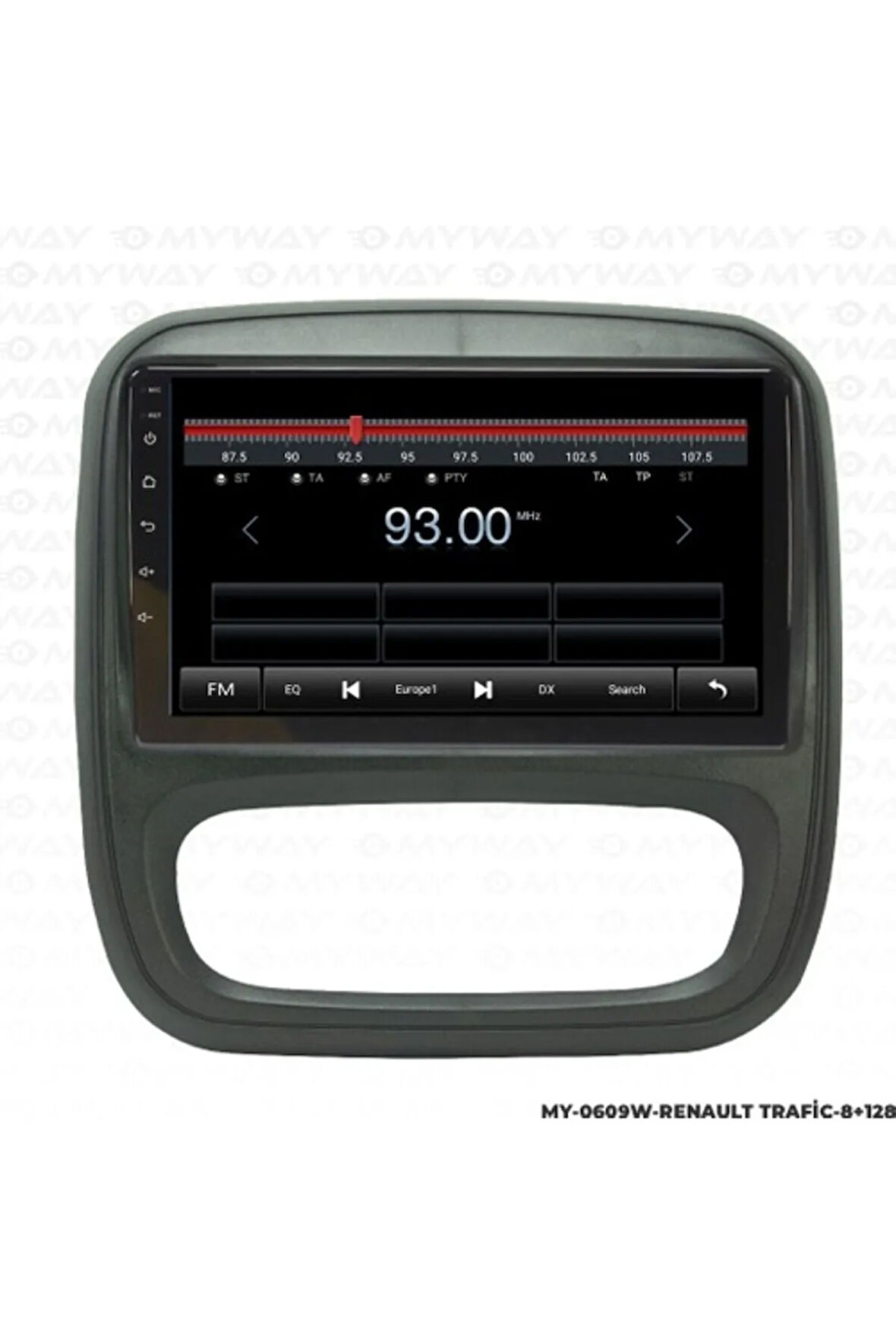 Myway Renault Trafic Android Multimedya 4gb Ram Carplay Navigasyon Ekran - Myway