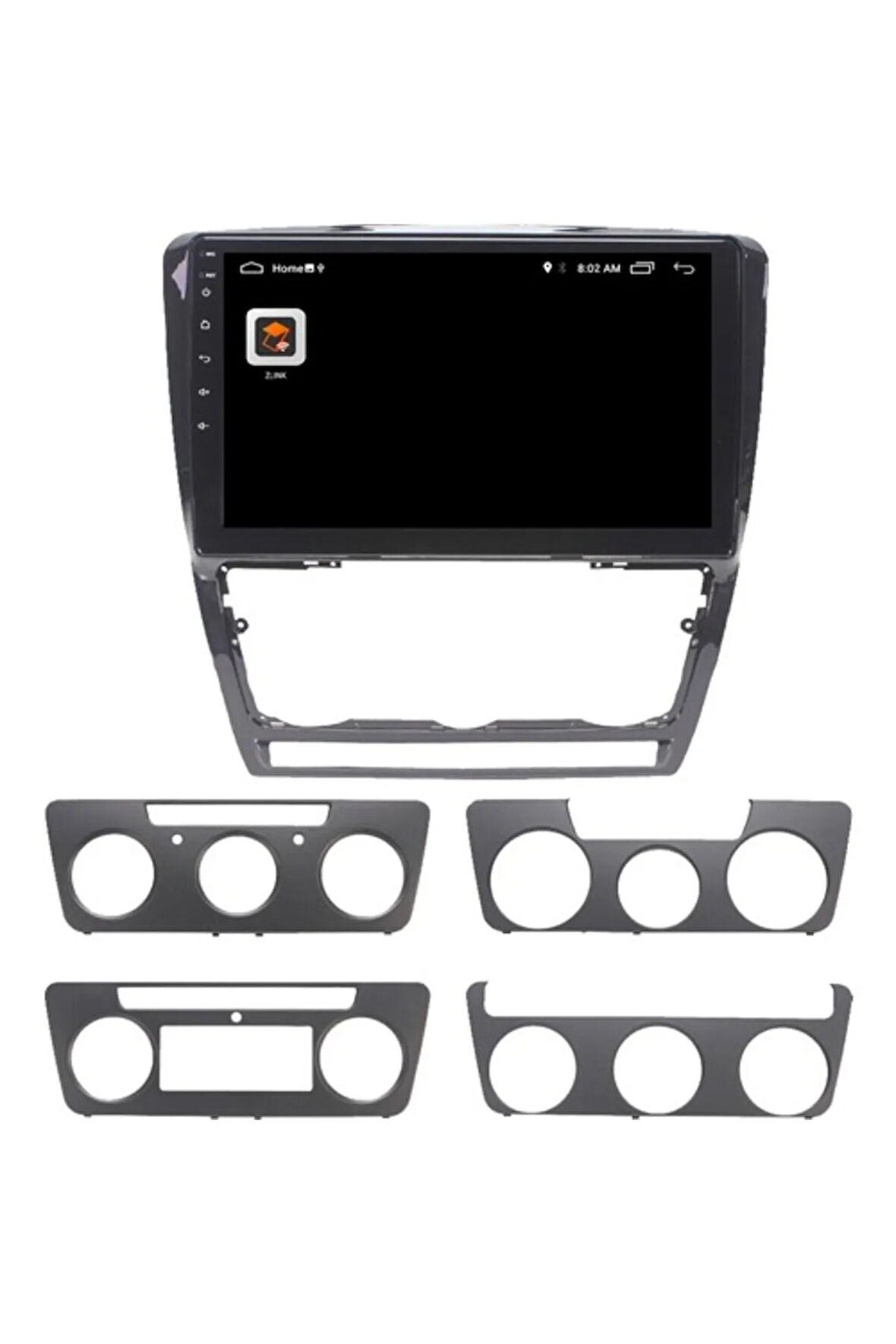 Skoda Octavia Android Carplay Navigasyon Multimedya QLED Ekran-2gb Ram