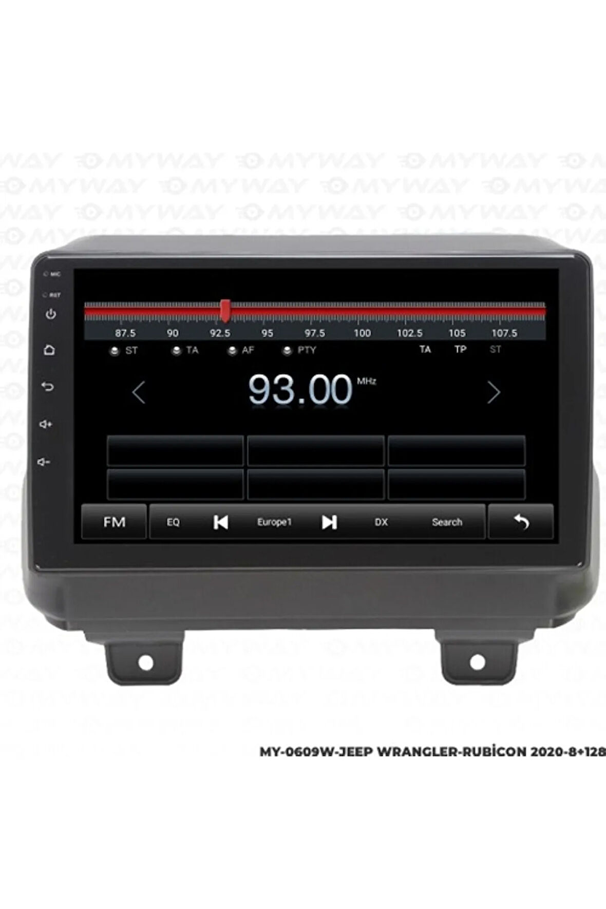 Myway Jeep Wrangler Android Multimedya 4gb Ram Carplay Navigasyon Ekran - Myway