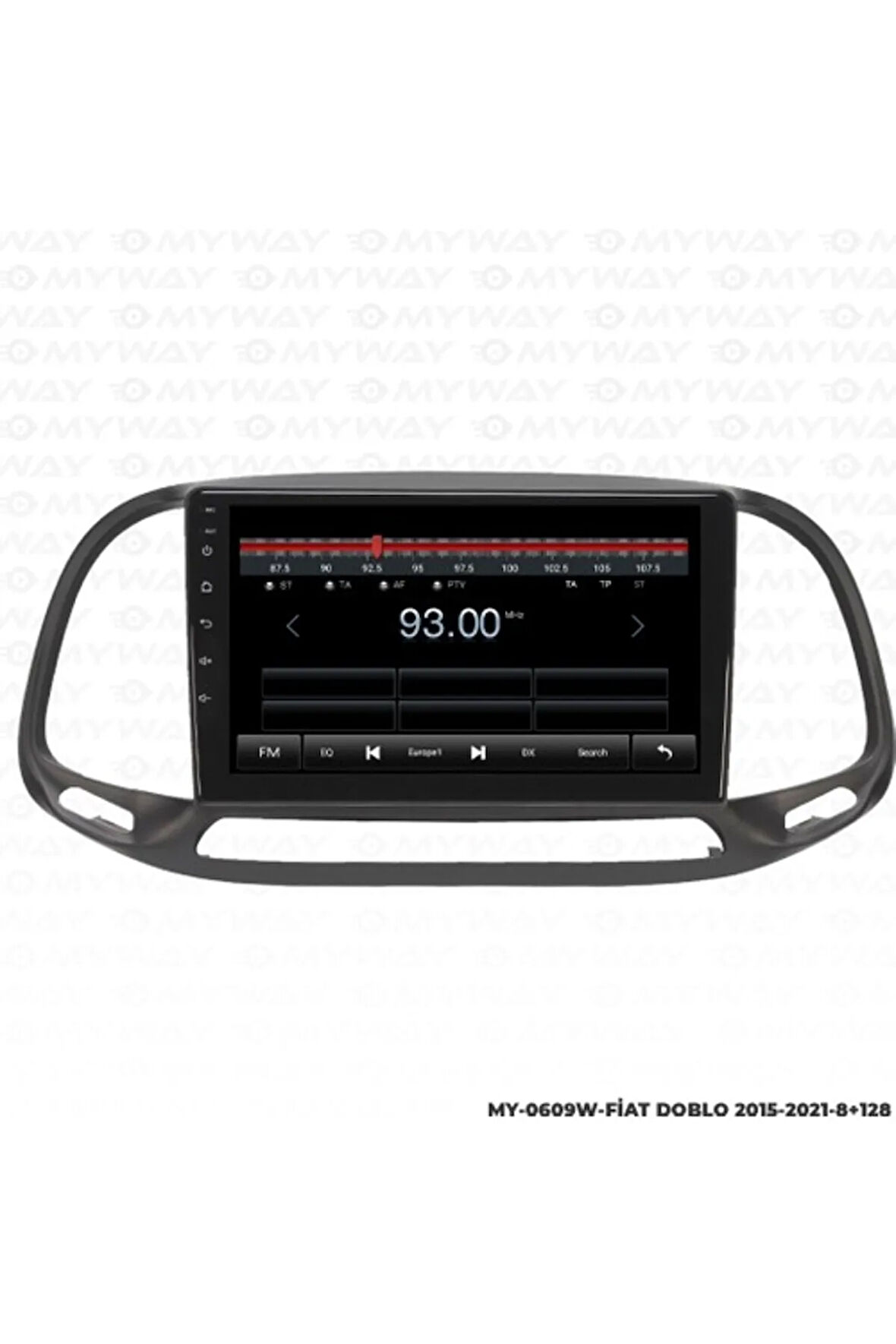 Myway Fiat Doblo Android Multimedya 4gb Ram Carplay Navigasyon Ekran - Myway