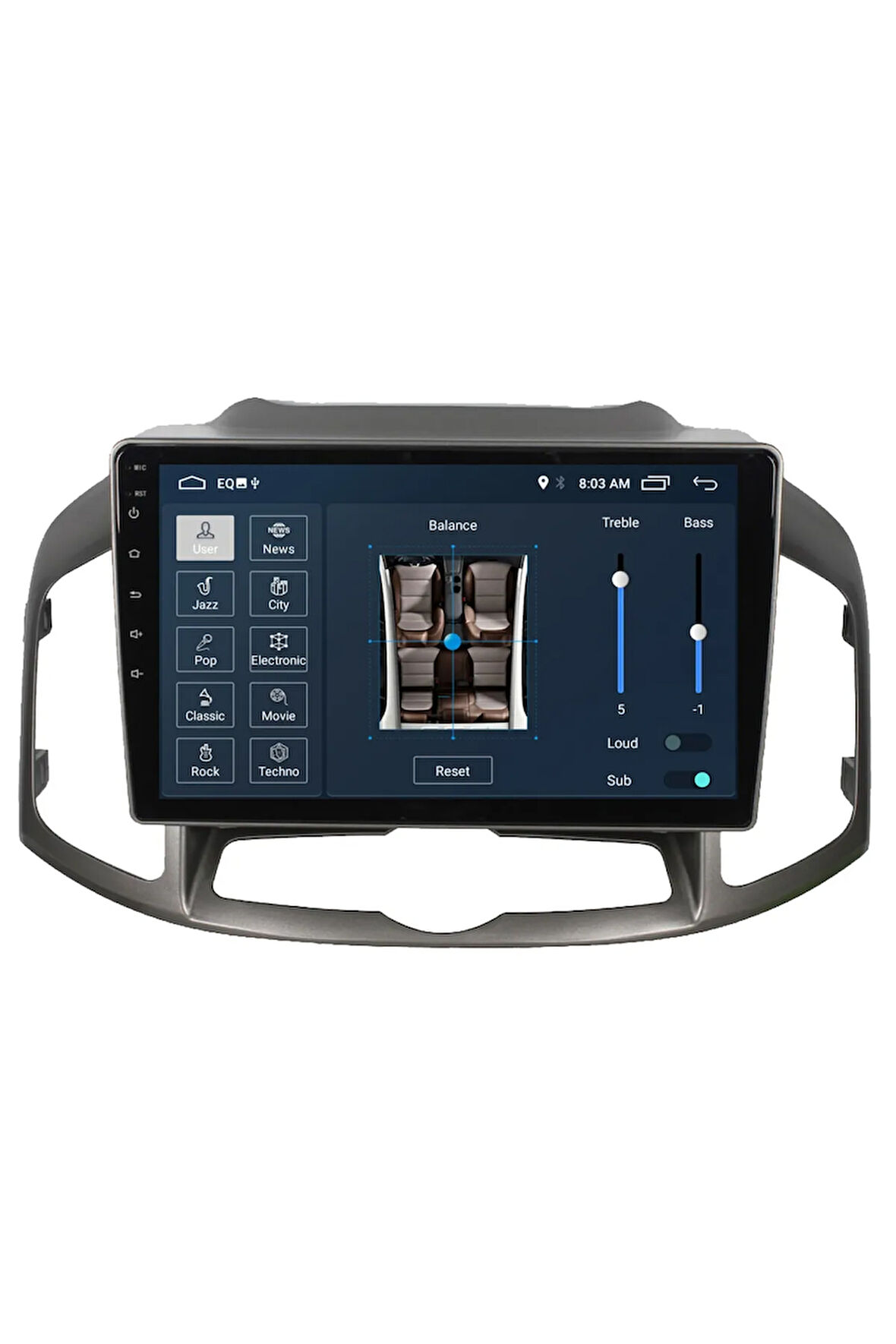 Chevrolet Captiva Android Carplay Navigasyon Multimedya Ekran Teyp 2gb Ram + 32GB HDD