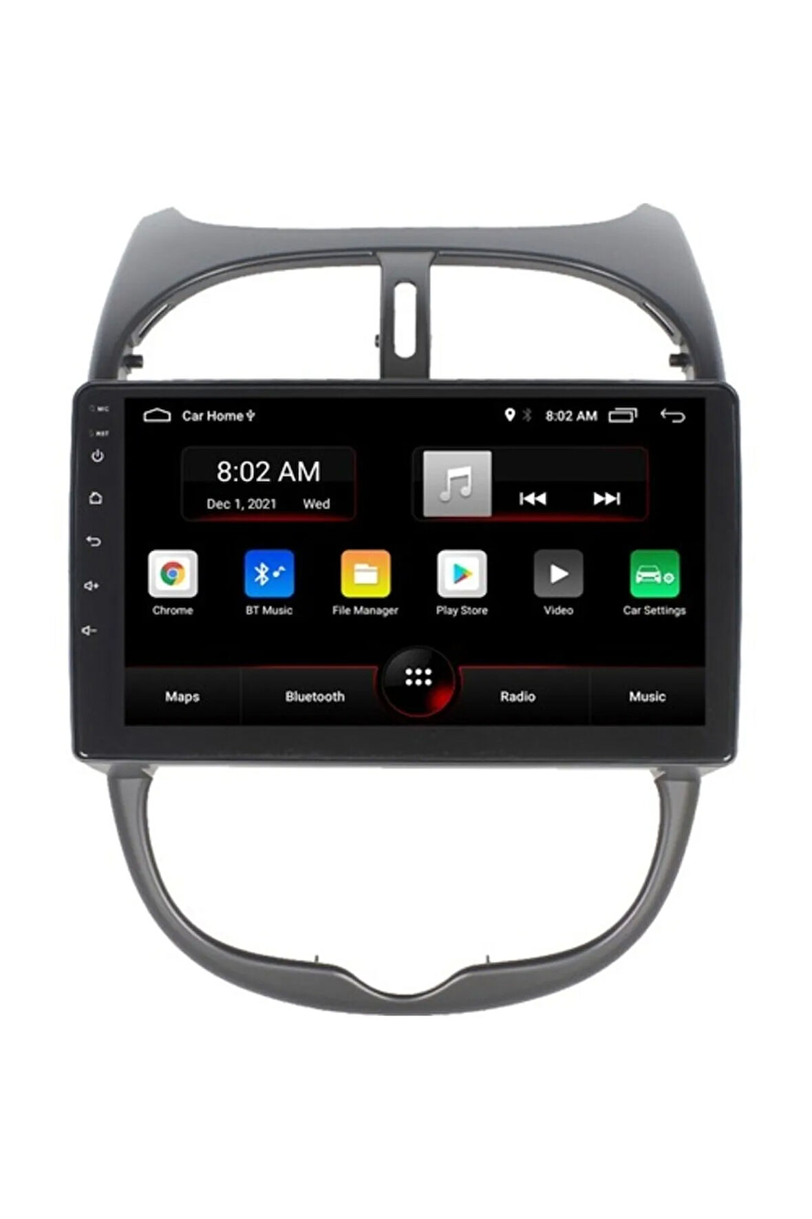 Peugeot 206 Android Carplay Navigasyon Multimedya QLED Ekran-2gb Ram