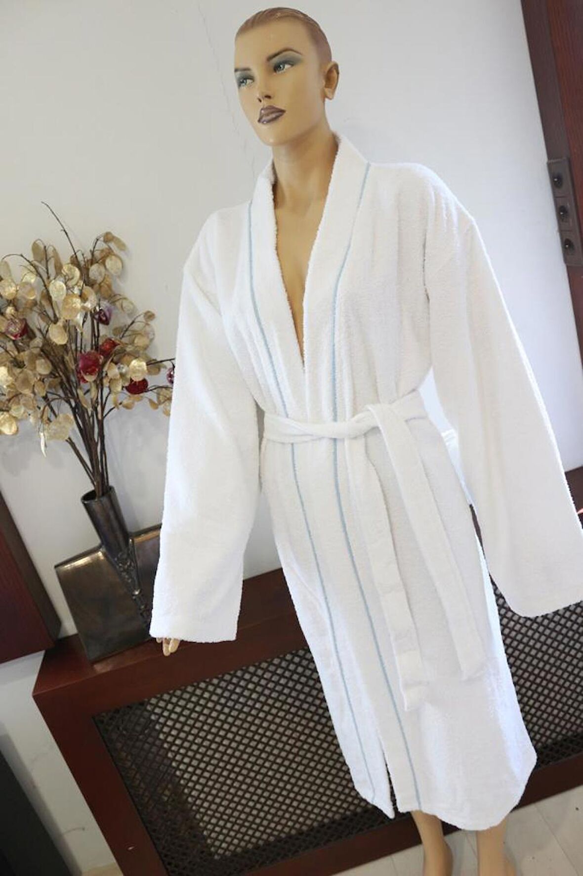 Bornoz Mayer Bukle Kimono Model Ev Otel Banyo Bornozu