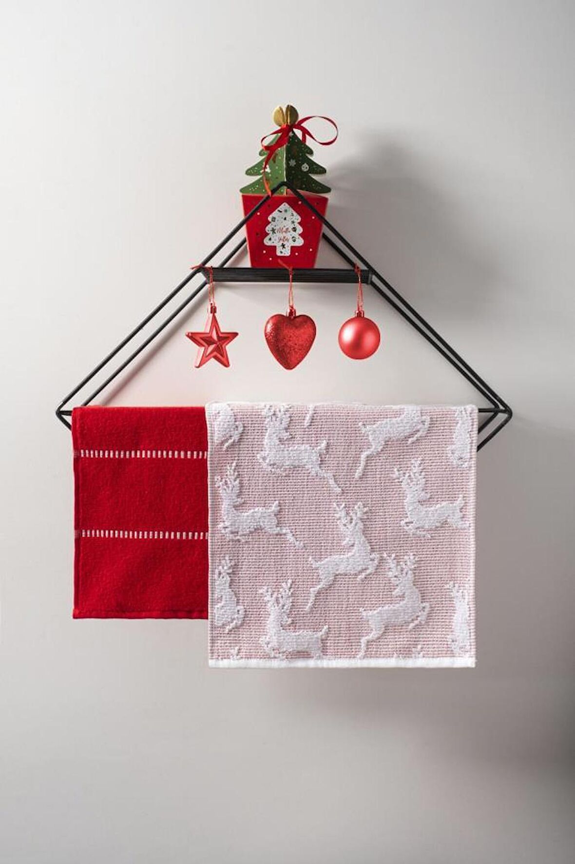 30x50 Yılbaşı Christmas Yeni Yıl Temalı 2'Li Havlu Seti