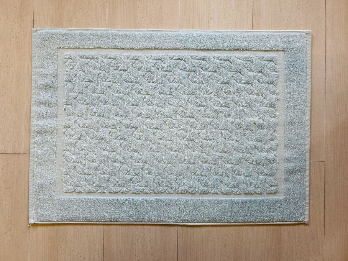 Mozaik Desen Havlu Banyo Paspası 50x70 Cm