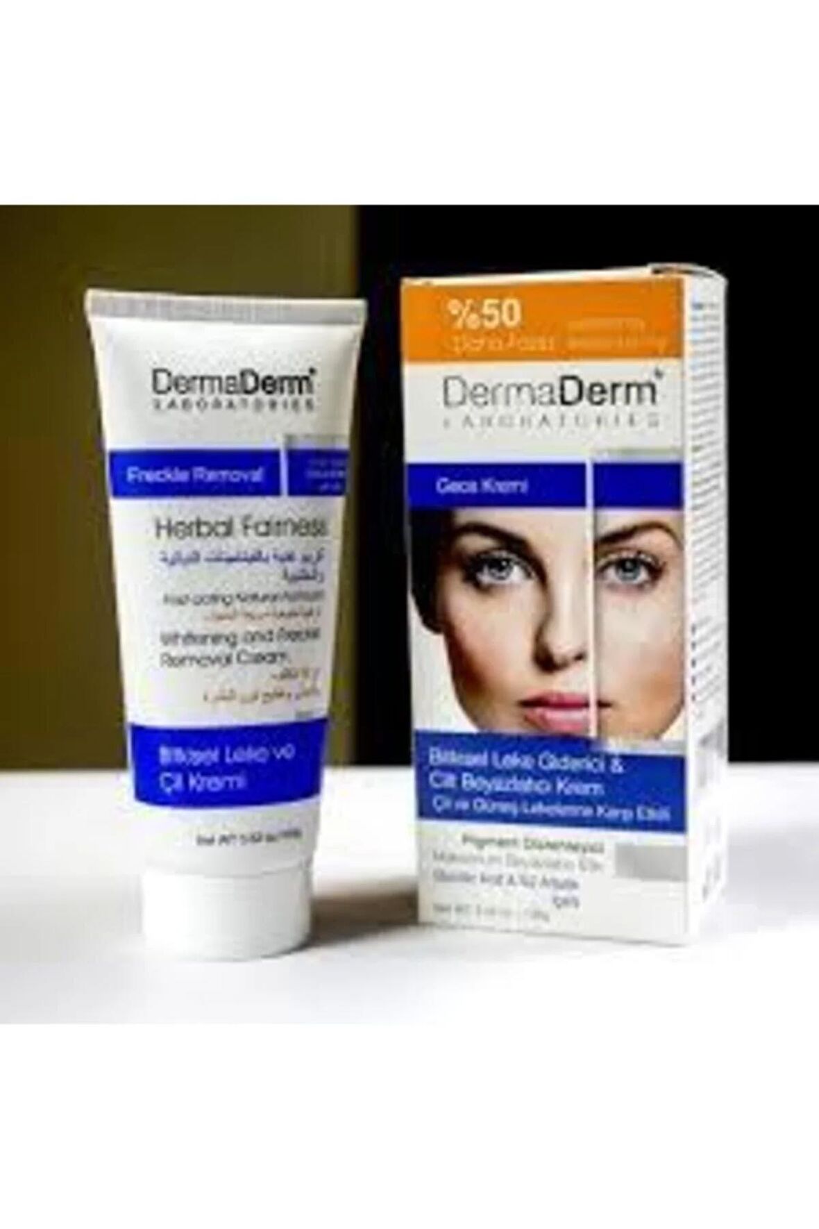 Dermaderm Bitkisel  Ve Cilt Beyazlatıcı Krem 100 gr (gece Kremi)