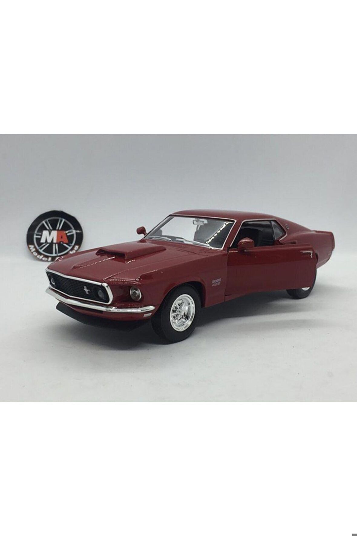 1969 Ford Mustang 1/24 Ölçek Metal Model Araba