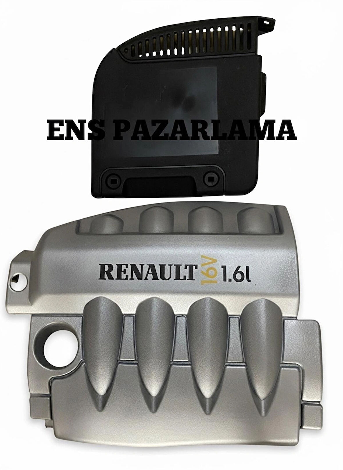 MEGANE 2 GIRİ 1.6 16V UYUMLU MOTOR ÜST KORUMA MEGANE 2 AKÜ ÜST KORUMA KAPAĞIPİLASTİĞİ SET 2 Lİ