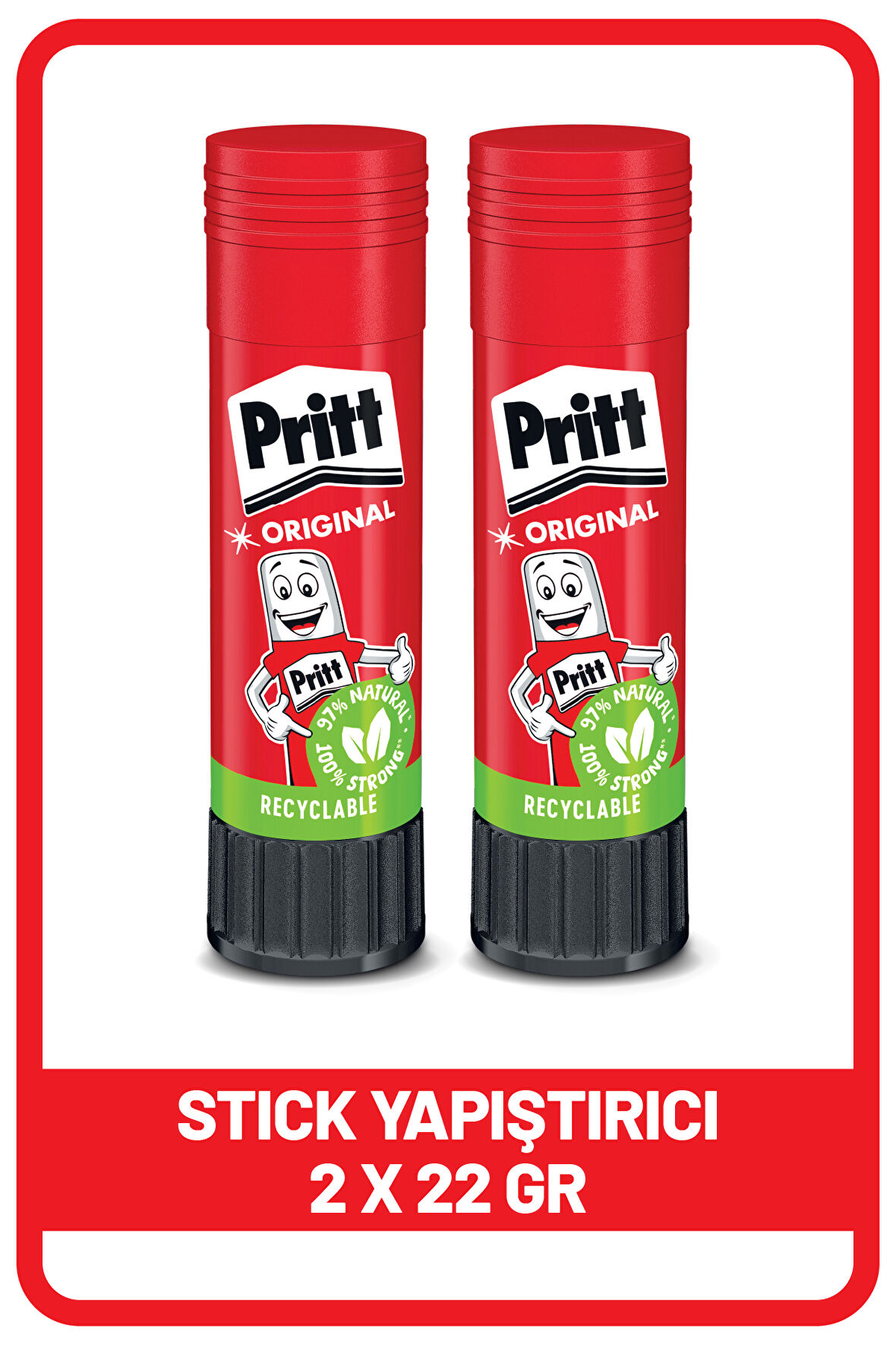 Pritt Stick Yapıştırıcı 22 Gr - 2 adet