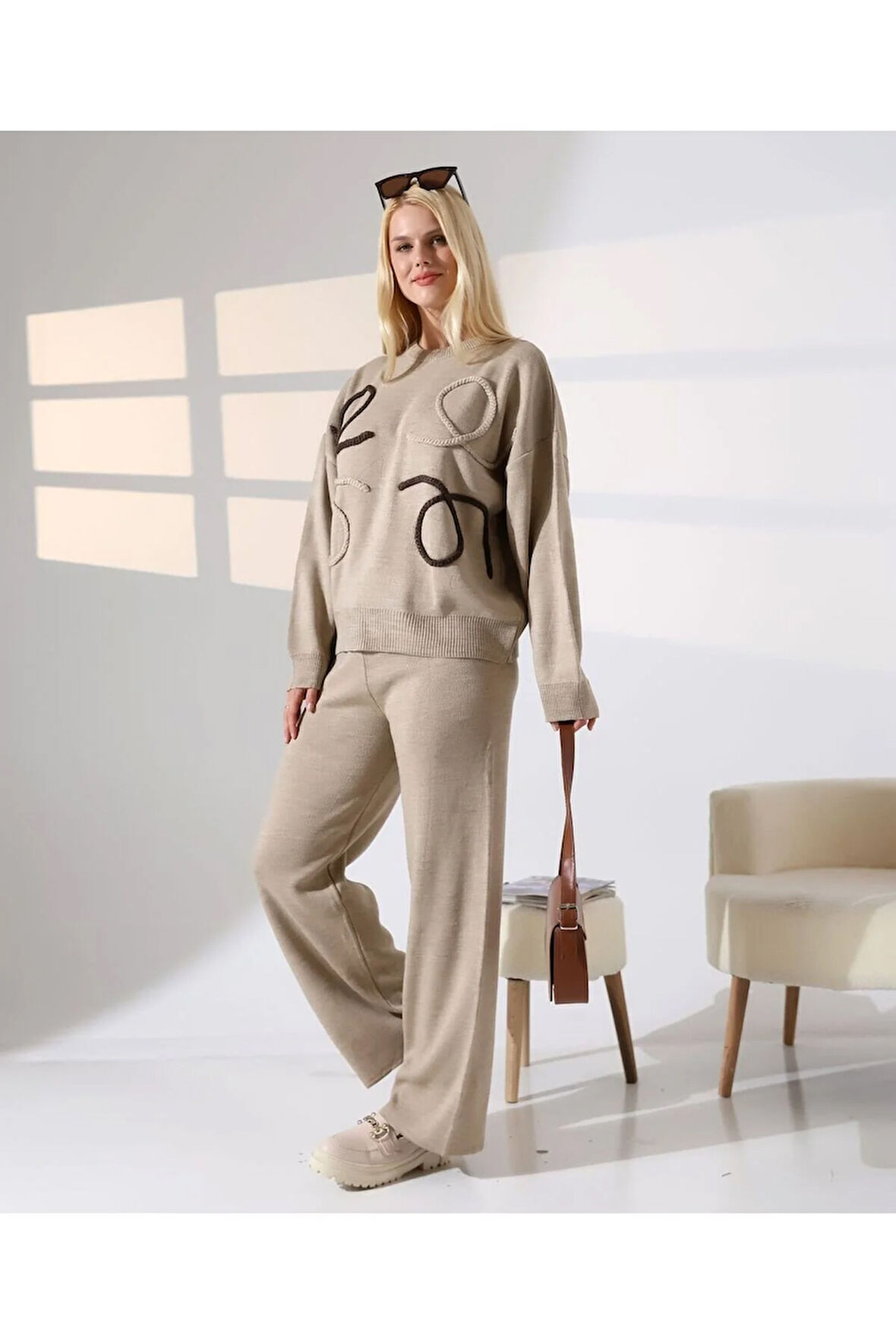 Günlük Stil Triko Takım