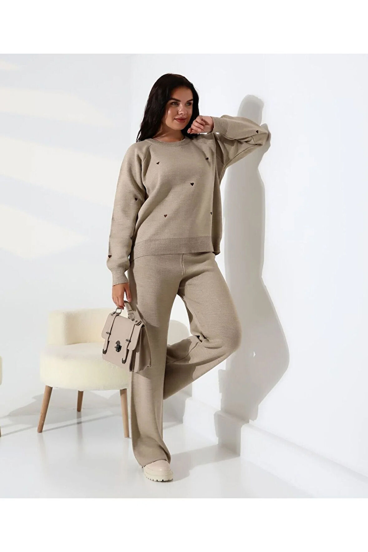 Romantik Dokunuş Elegance Triko Takım