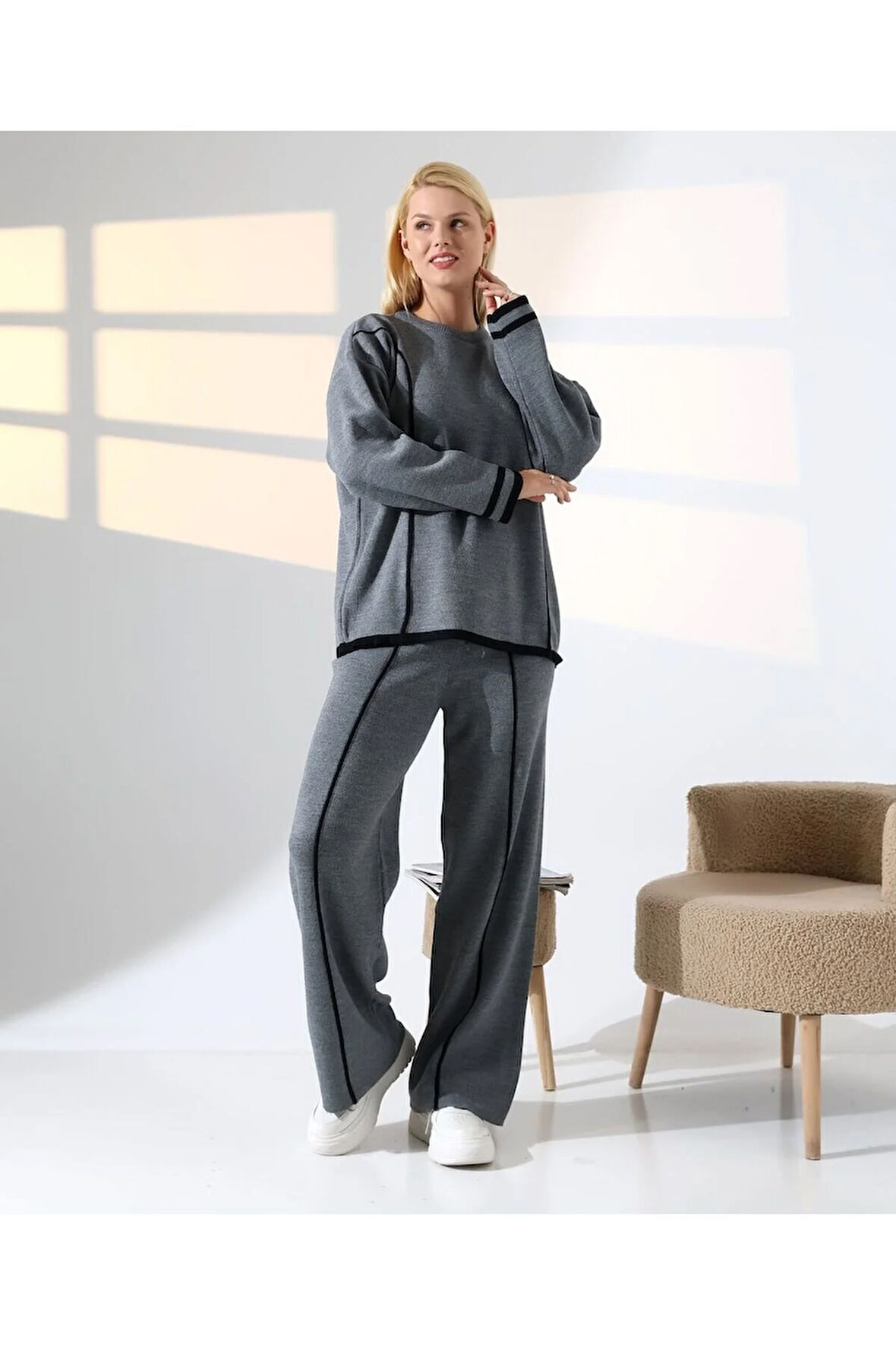 Çizgi Dansı Soft Triko Takım