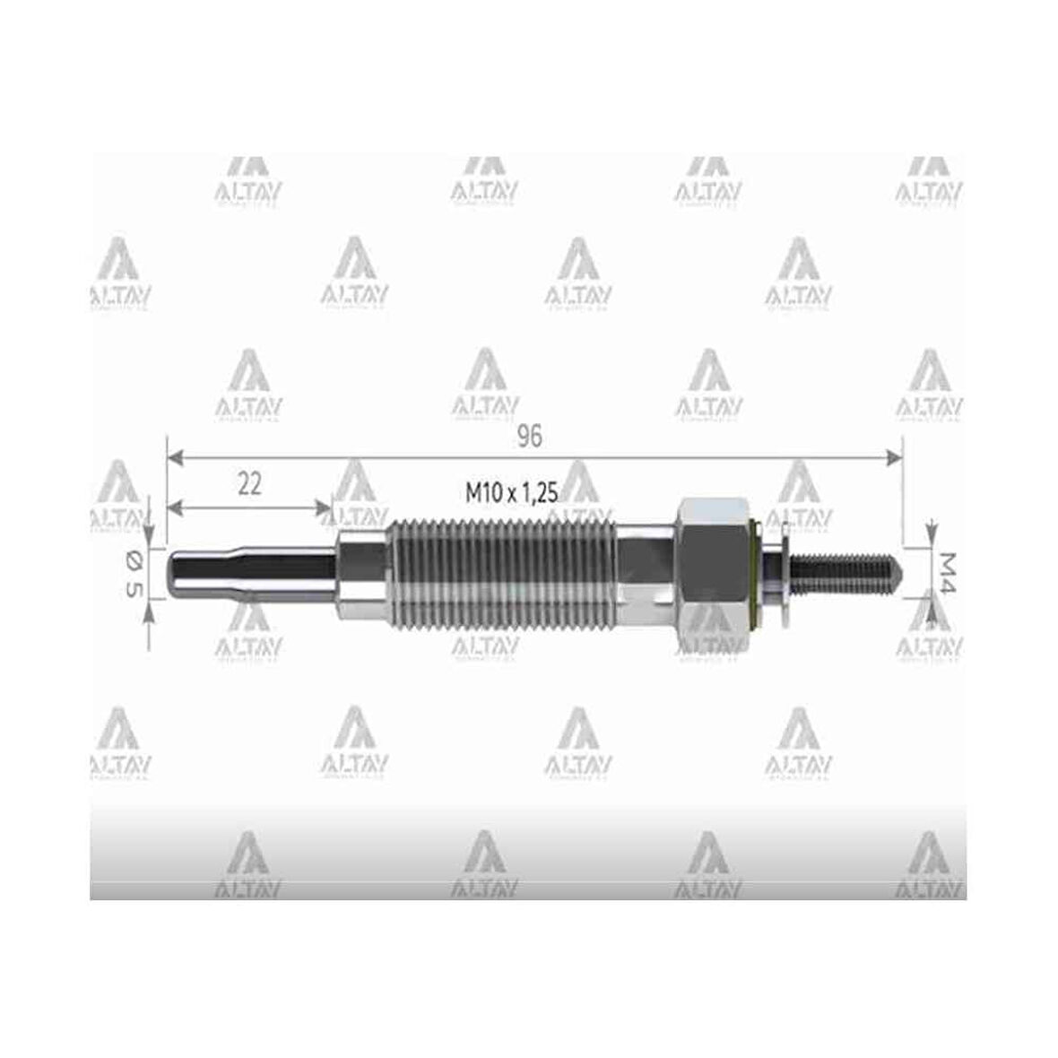 L-300 99-08 L-200 H-100 Pickup Td-25 Pickup Td-27 Bmc 12V Kizdirma Buji İsitma Svc-Sv047 