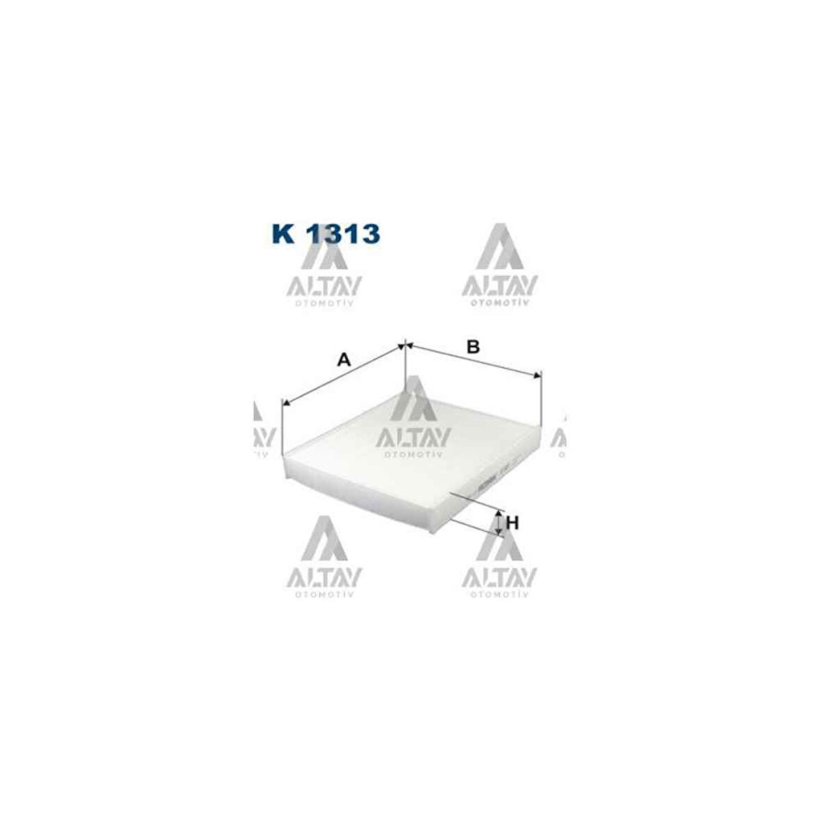 Polo İbiza Fabia A1 Panamera Cordoba 10-16 Polen Filtresi Karbonsuz - Flt-K1313 - 6R0820367 