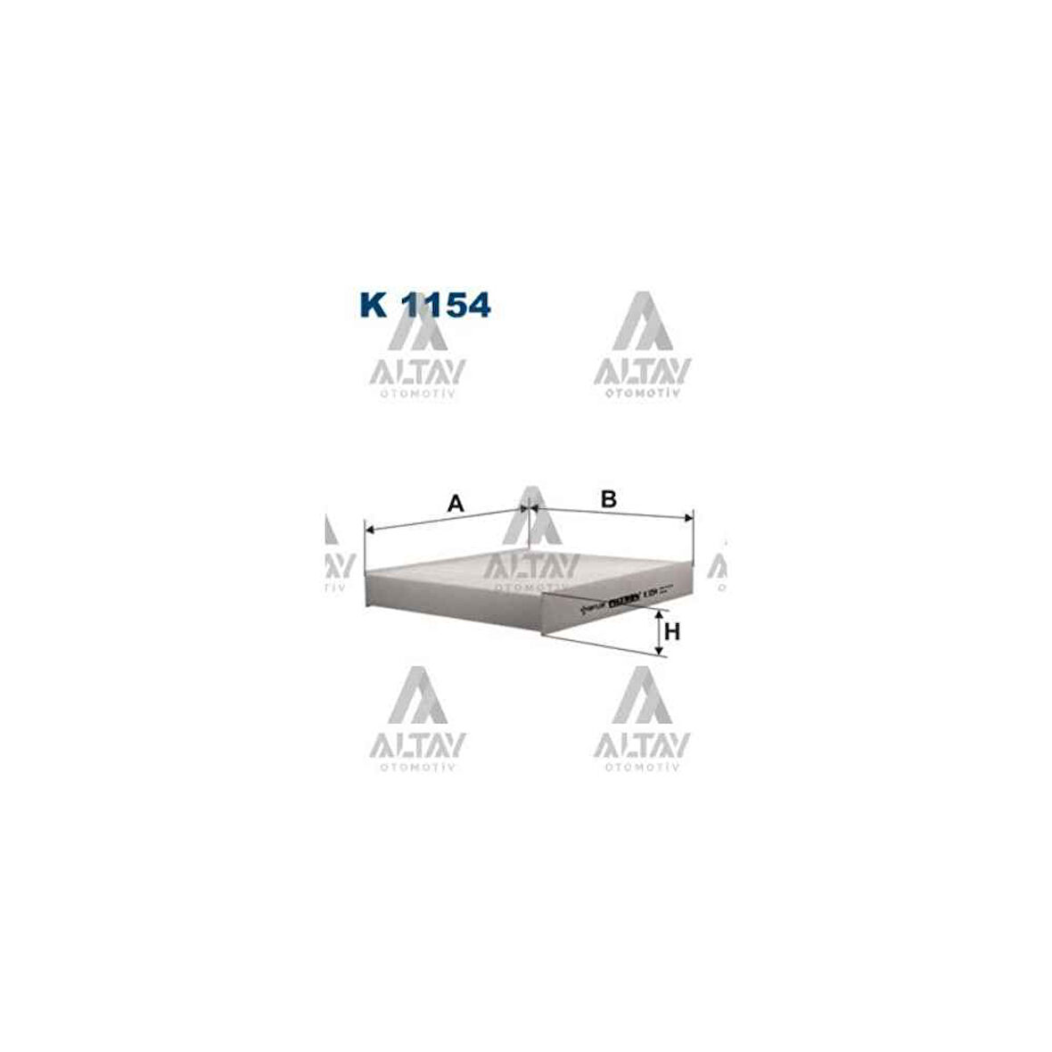 Focus C-Max 03-Mondeo 07-14 Kuga 08- Karbonsuz Polen Filtresi - Flt-K1154 - 3M5J18D543Ba 