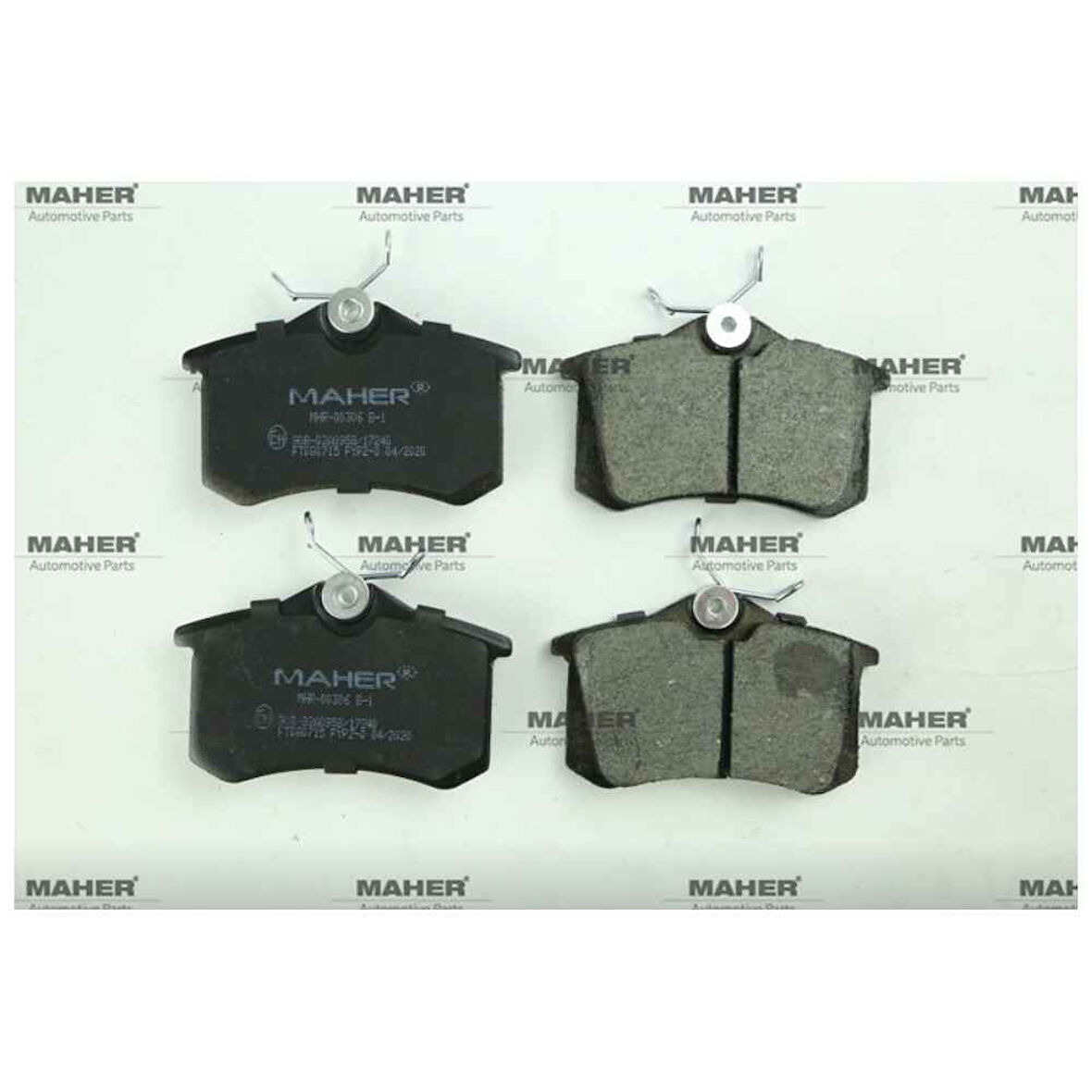 Golf4 99-06 Bora 99-05 307 00- C3-C4 09- Kalınlık 15Mm Arka Fren Balata - 1J0698451 