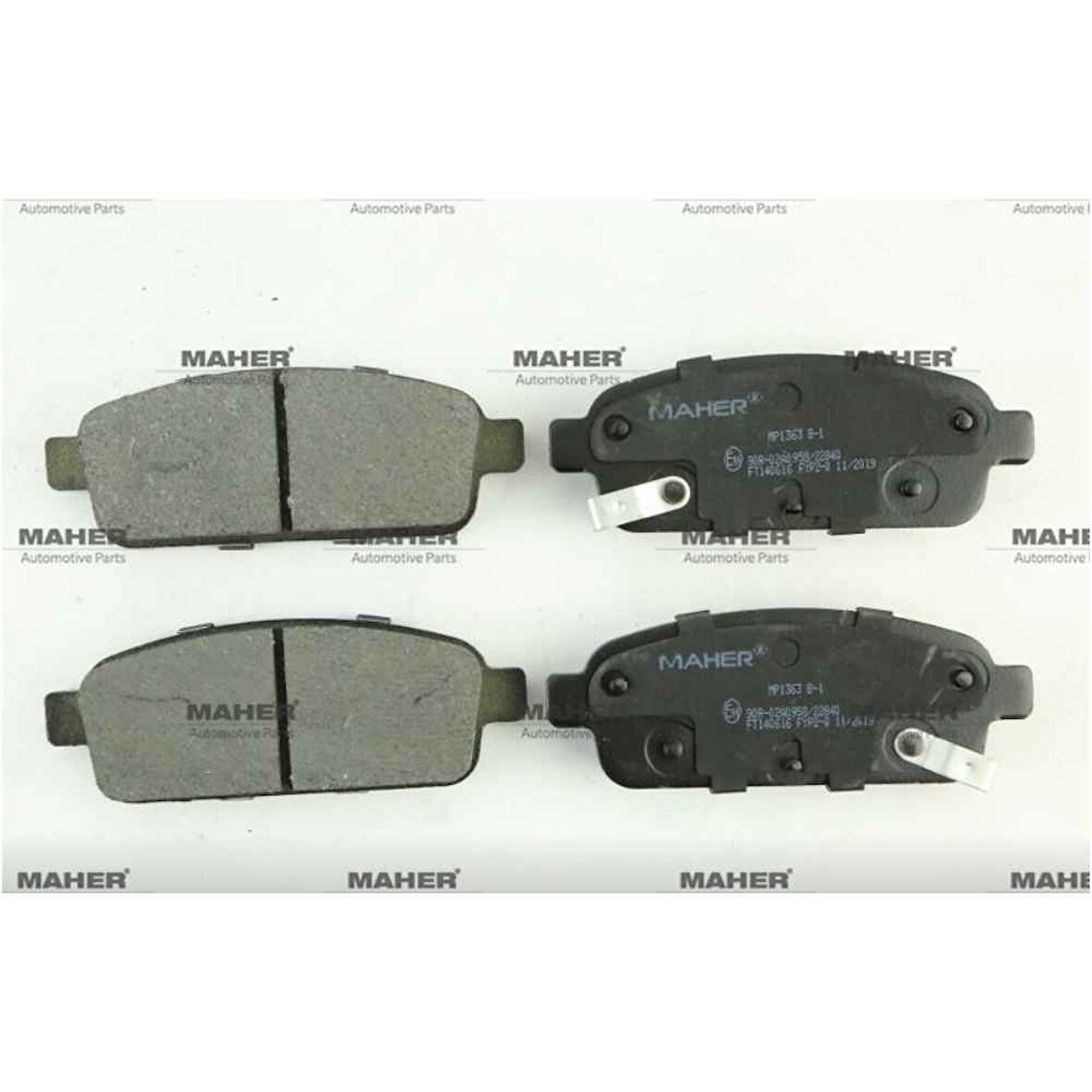 Cruze 09-14 Astra-J 09-15 Disk Arka Fren Balata - Mhr-00006 - 13319294 