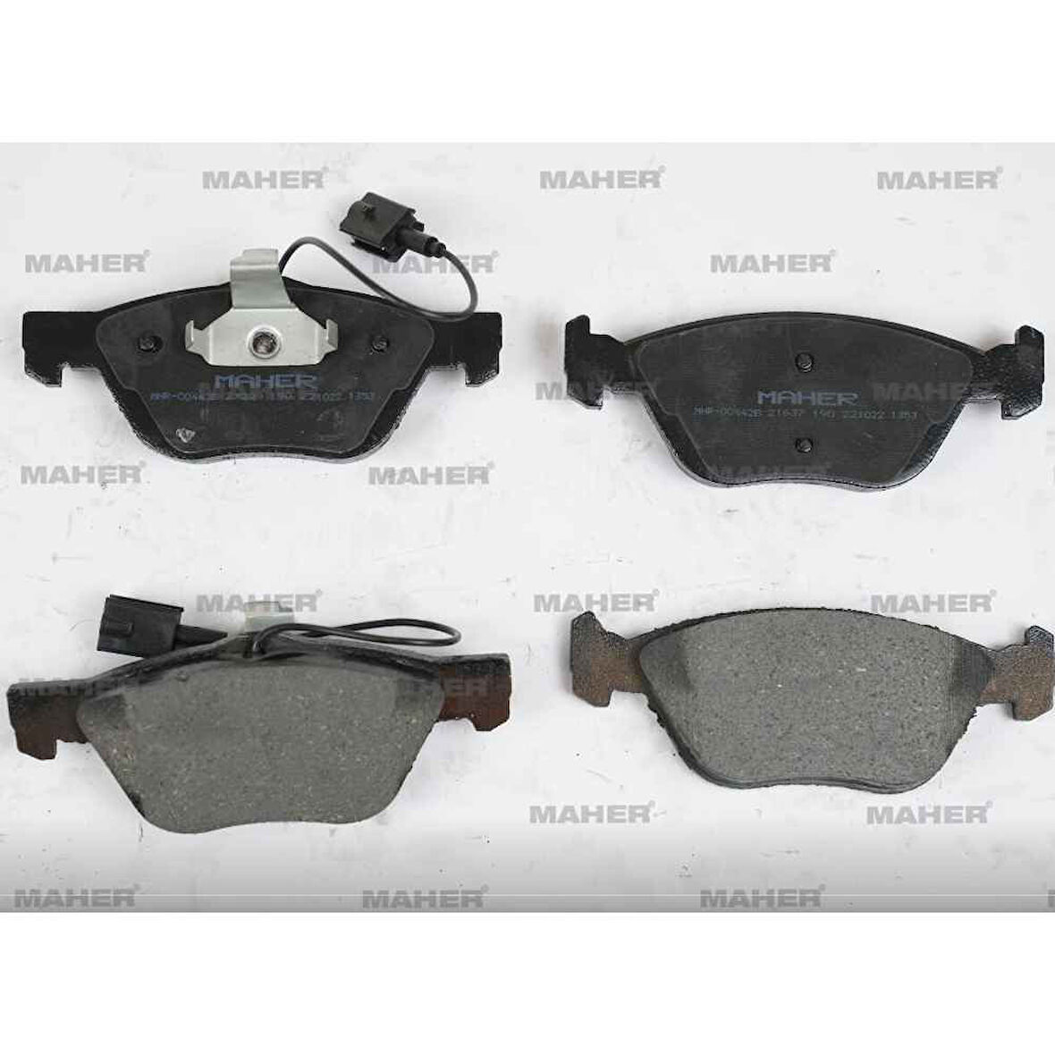 Marea 96-07 Brava 95-02 Bravo 95-04 Alfa 147 01-10 Fişli Ön Fren Balata - 9948476 Mhr-00442B 