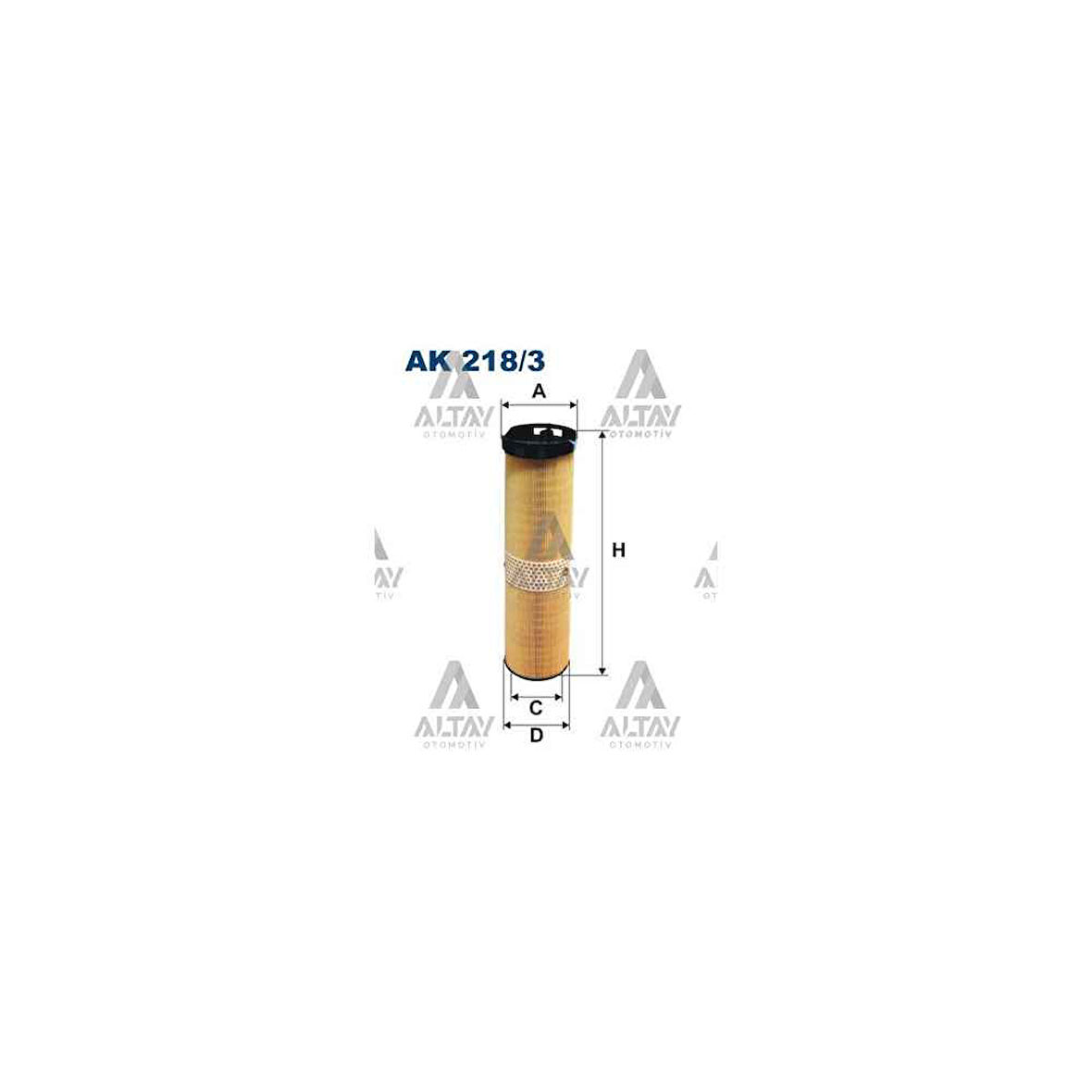 W211 W220 02-09 Om 647-648 Hava Filtre - Flt-Ak218/3 - A6460940104 