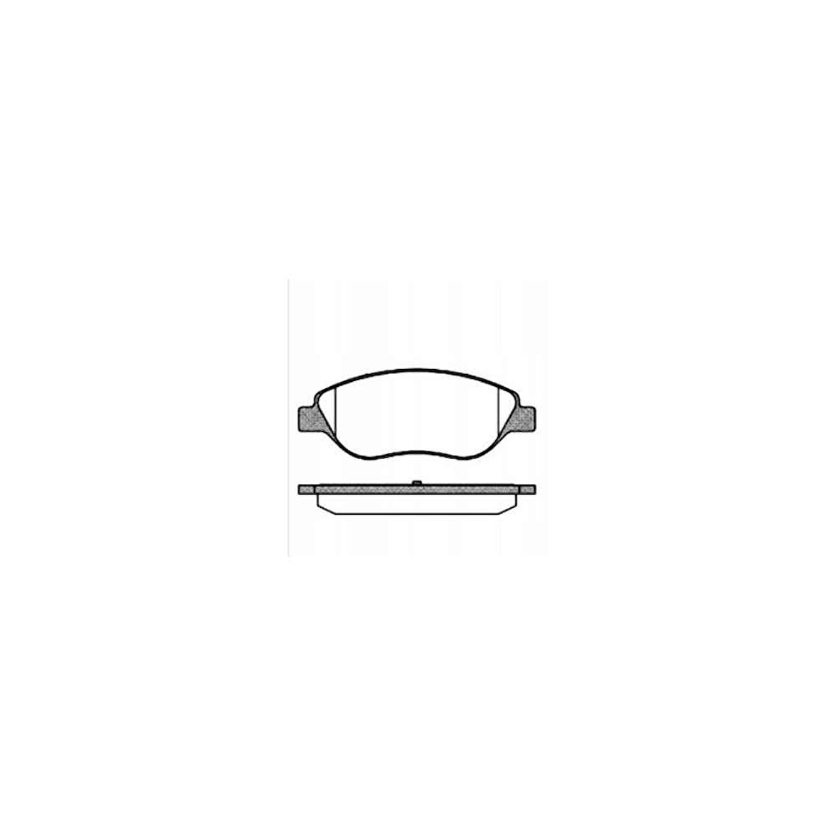 Stilo 01-10 Mito 08- Fişli Ön Fren Balata - Mhr-00446 - 77362196 