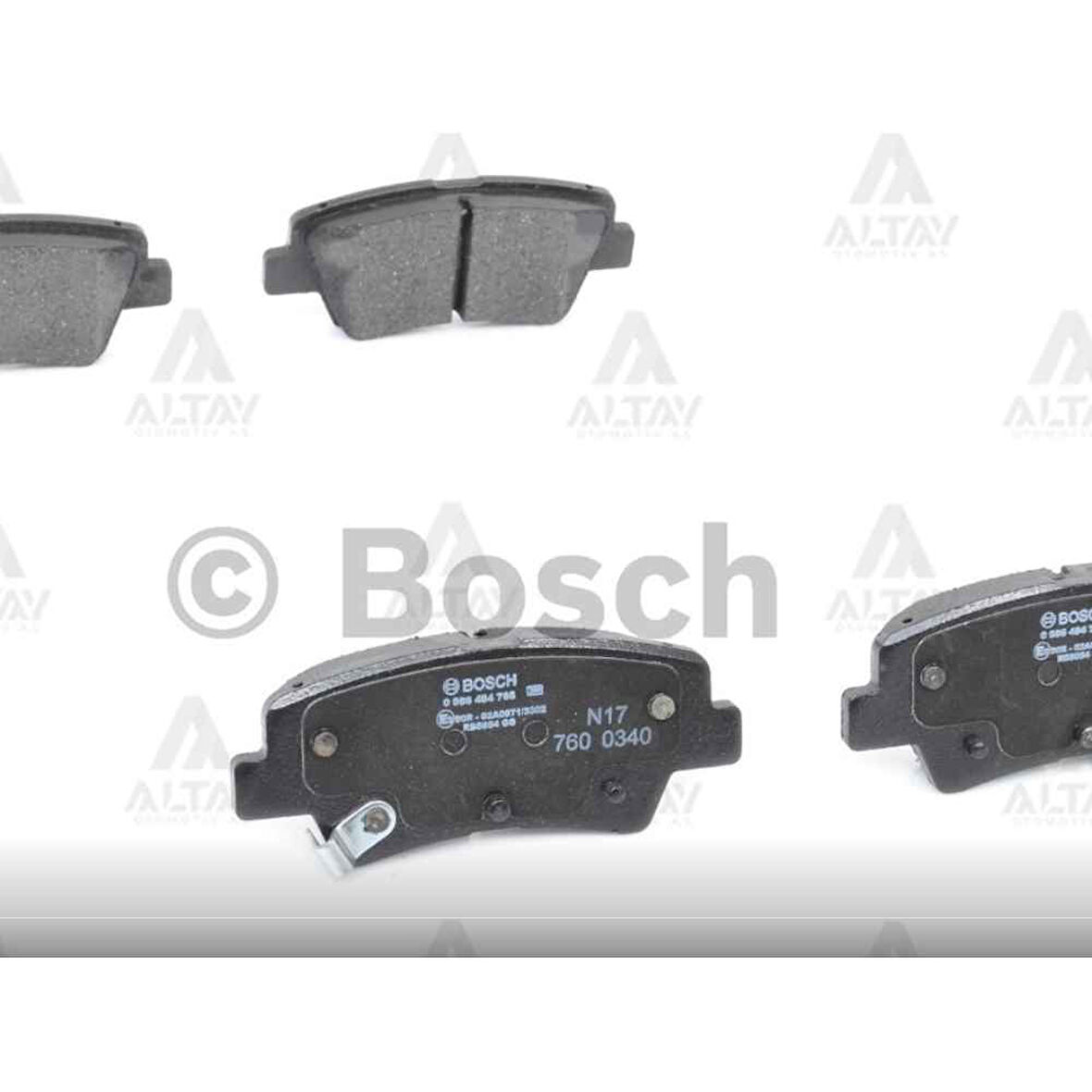 İ-20 15-18 Elantra 16-18 İ-30 16-18 Yay Delikli Disk Arka Fren Balata Bsh-0986494768 