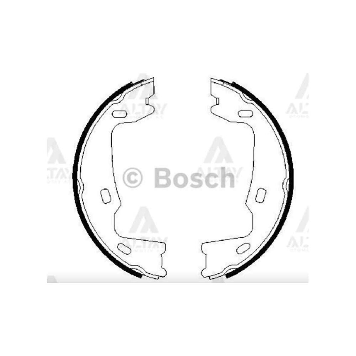 Vectra A Vectra B 93-02 Fren Balata El - Bsh-0986487214 - 1605686 