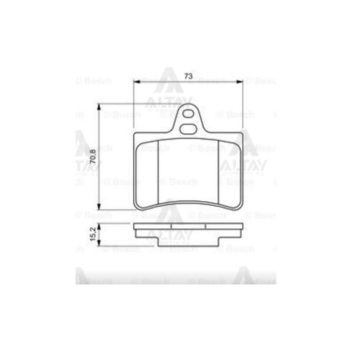 C5 04-08 C5 08-15 C5 İ 01-04 Arka Fren Balata - Bsh-0986424580 - 425217 