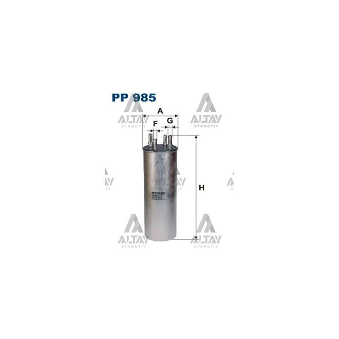 Transporter T5 T6 Touareg 04- 1.9 -2.5 -2.0 Yakıt Filtresi Mazot - Flt-Pp985 - 7H0127401B 