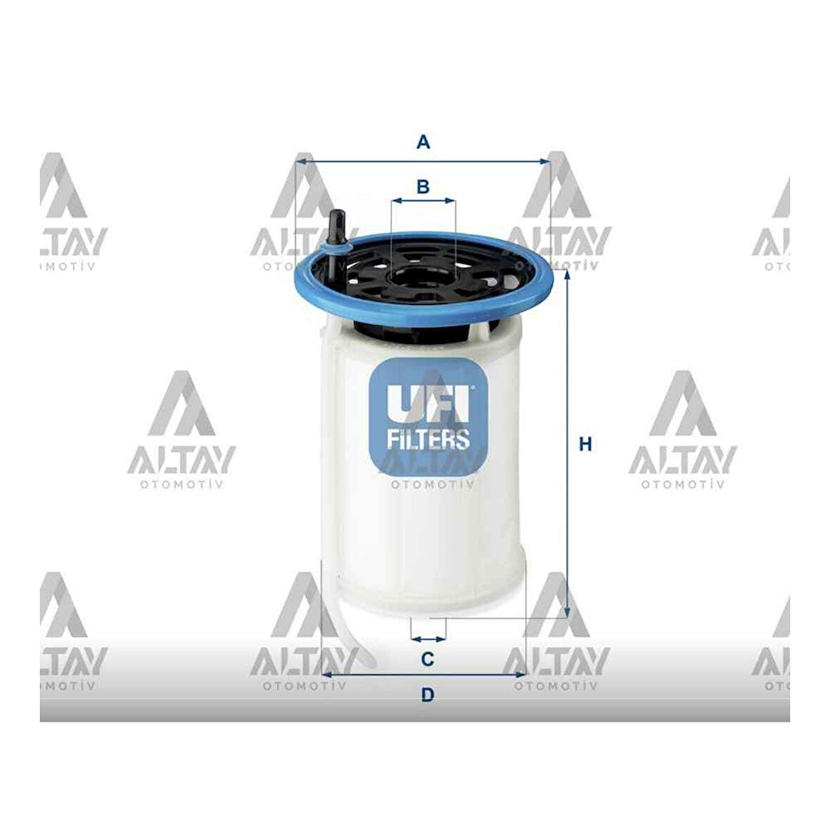 Egea 16- 1.6Jtd Yakıt Filtresi Mazot - Ufı-26.079.00 - 77367623 