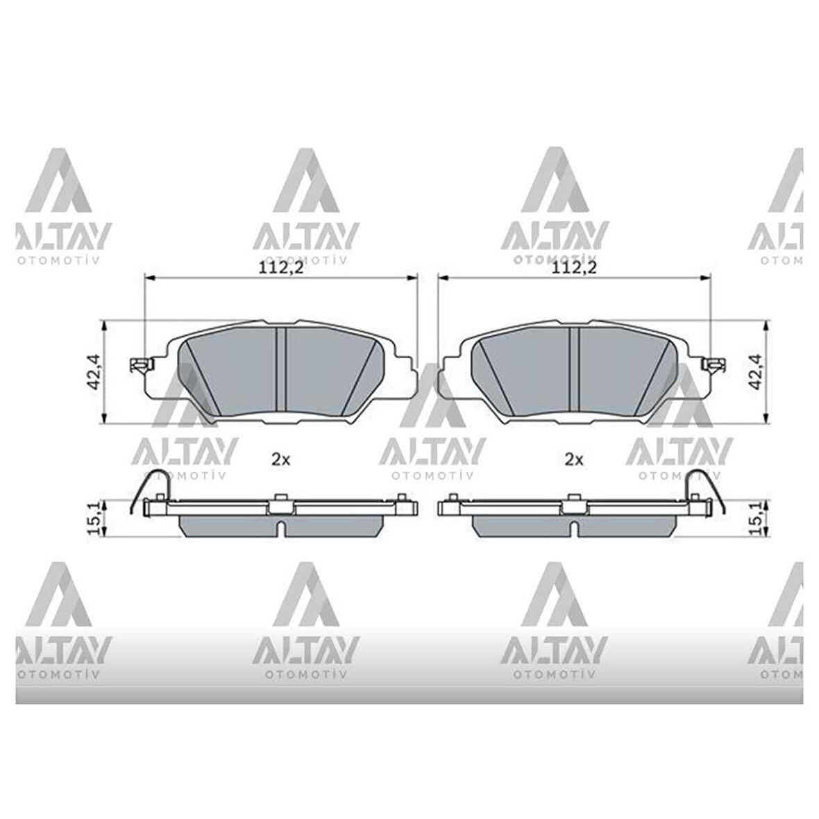 Mazda Cx-5 11- Arka Fren Balata - Bsh-0986460006 - Kay02648Z 