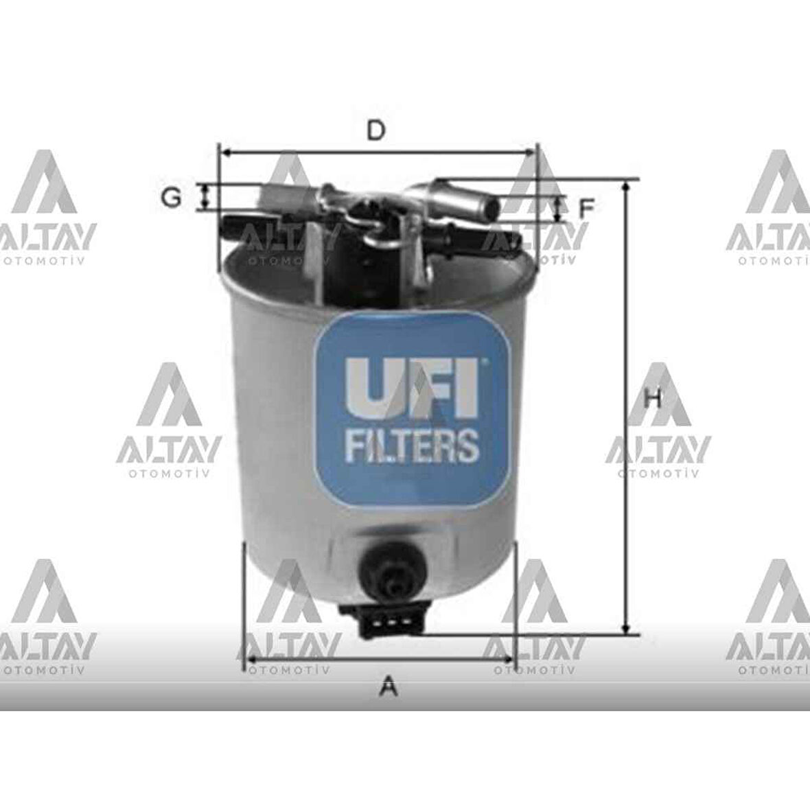 Logan Logan Mcv Sandero 1.5Dci Sensörlü Yakıt Filtresi Mazot - Ufı-55.393.00 - 7701066680 