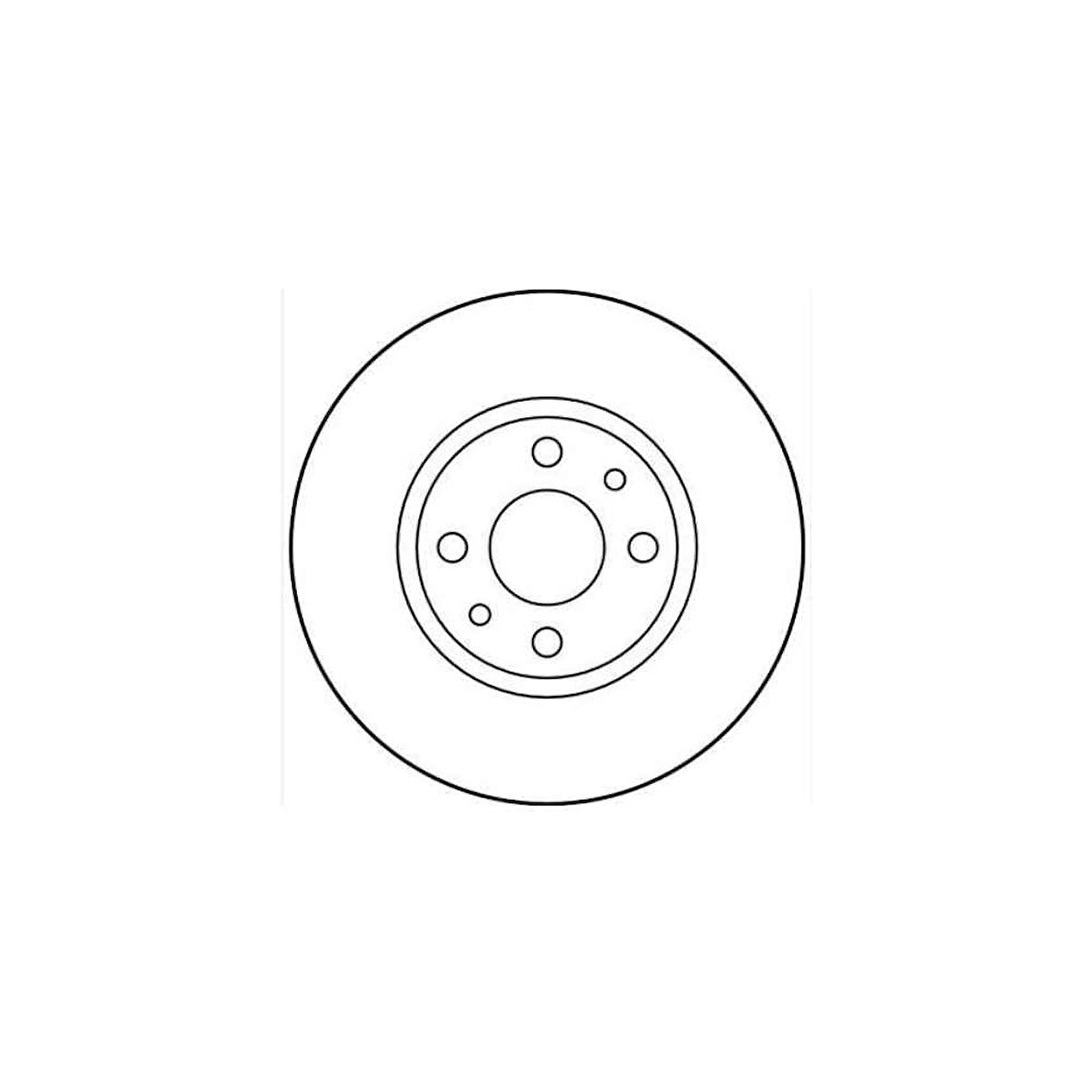 Linea 07- Bravo 07- Stilo 01-10 Arka Düz 251-4 Set Fren Diski - Trw-Df1790 - 46831042 