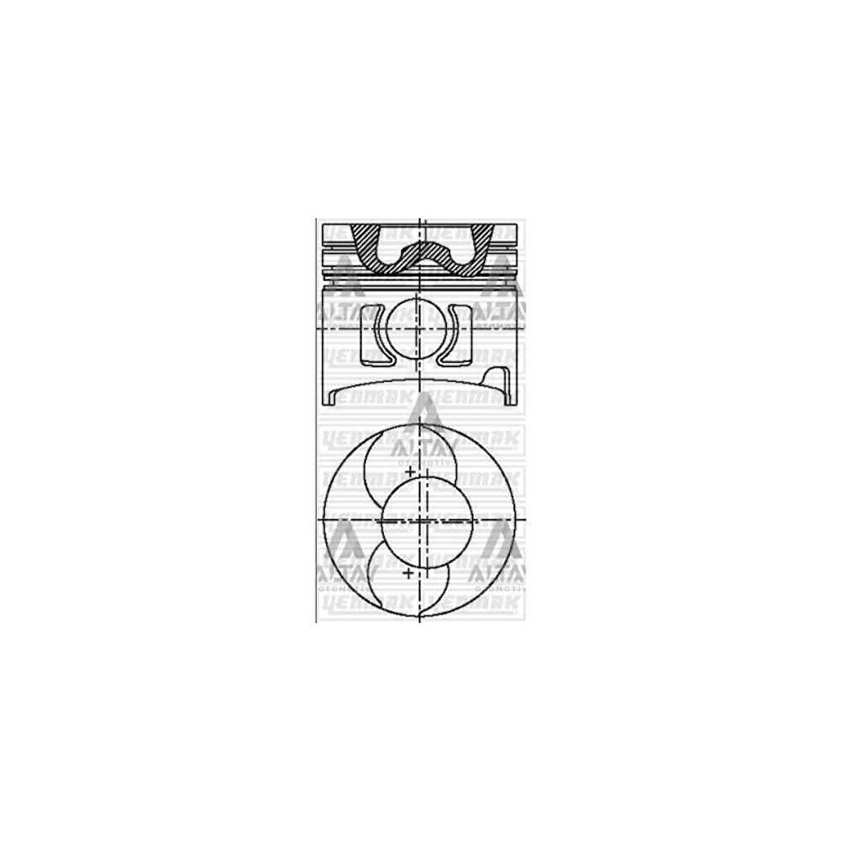 Pıckup D21 Turbo Bd30T Std Piston Segmanlı - Yen-4571-Std - 31-04571-000 