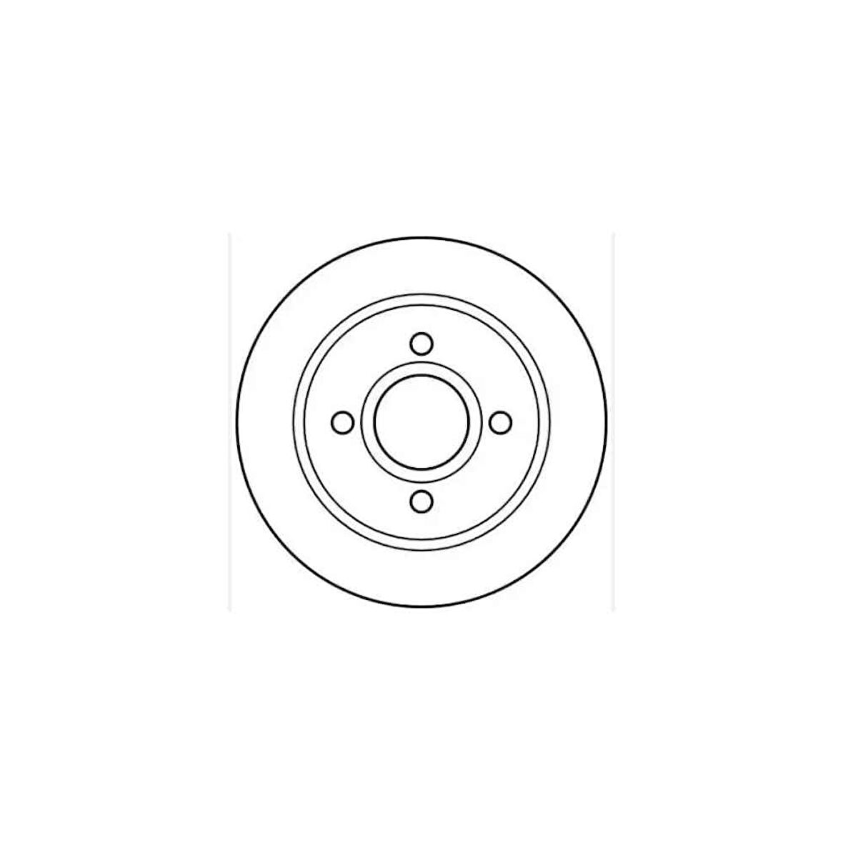 Scorpio/Mondeo Fren Diski Arka Adet 93- Bsg 30-210-058 93Bx 2A315 Ad 