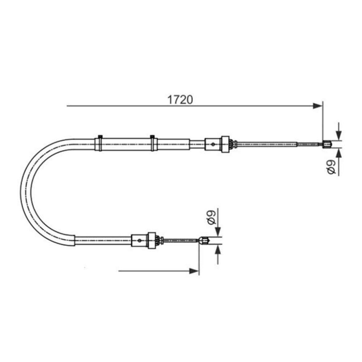 Duster El Fren Teli 1720 Mm 10- Bch 1987482411 8200855403 