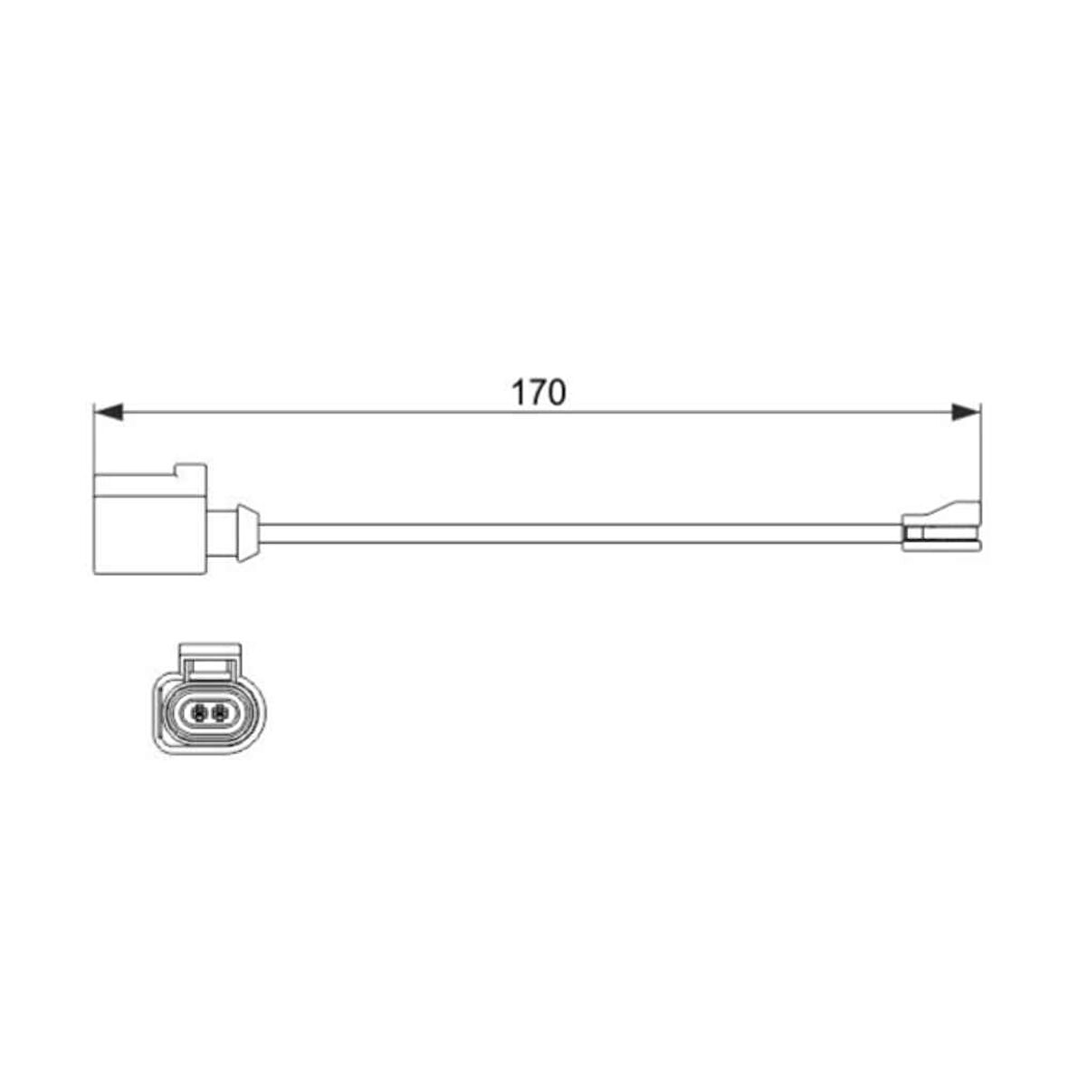 Golf7-A3-Leon-Passat Fren Balata Fişi Ön 13- Bch 1987474512 8V0615437 