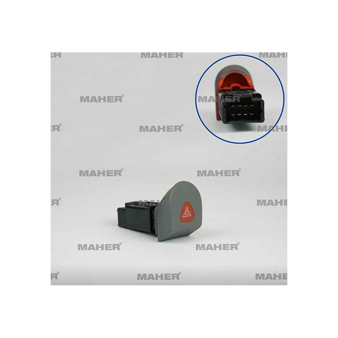 Kangoo 08- Dörtlü Düğmesi 8 Pin - Mhr-26399 - 8200523539 