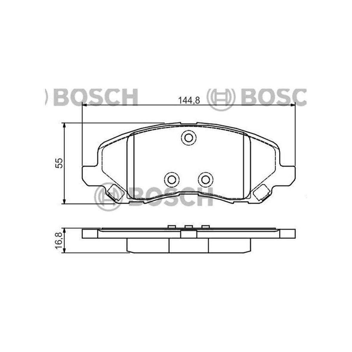 Lancer 03-11 Asx 11-12 Ön Fren Balata - Bsh-0986495170 - 5191229Aa 