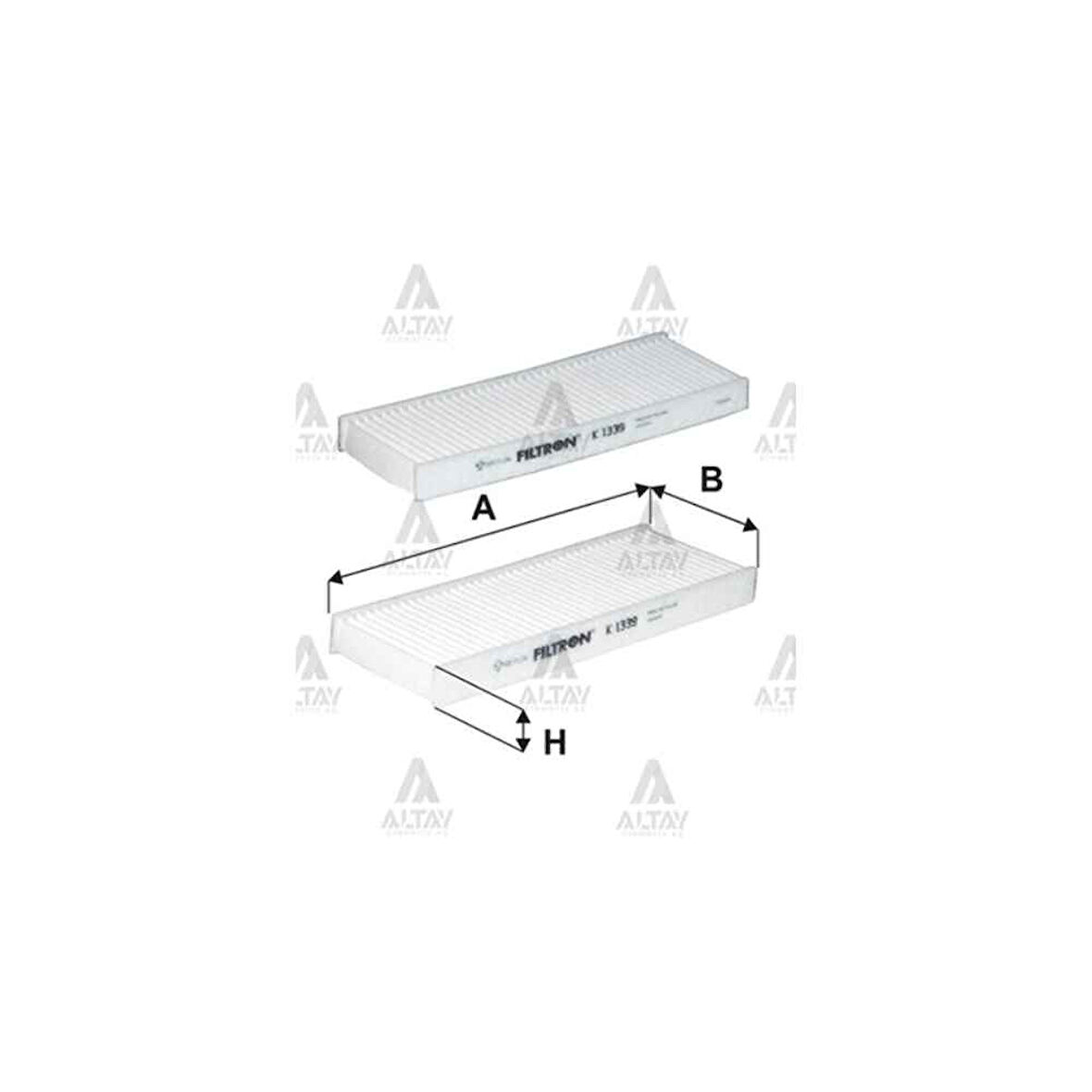 301 Celysee 12- Çiftli Karbonsuz Polen Filtresi - Flt-K1339-2X - 9814237680 