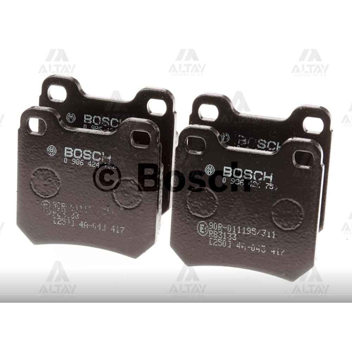 Vectra B 96-03 Omega A 86-94 Kalinlik 15M Arka Fren Balata - Bsh-0986424754 - 4837241 