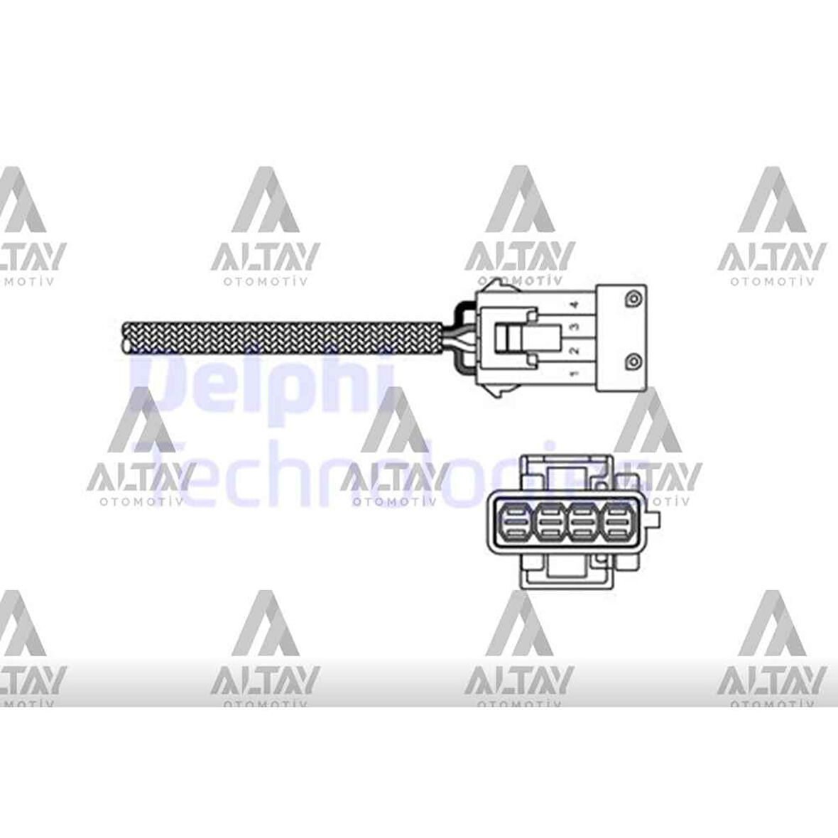 P206 -306 -307 -407 C3 -C4 -C5 Saxo 1.6İ- 2.0İ 16V 555Mm- Oksijen Sensörü - Del-Es10797-12B1 