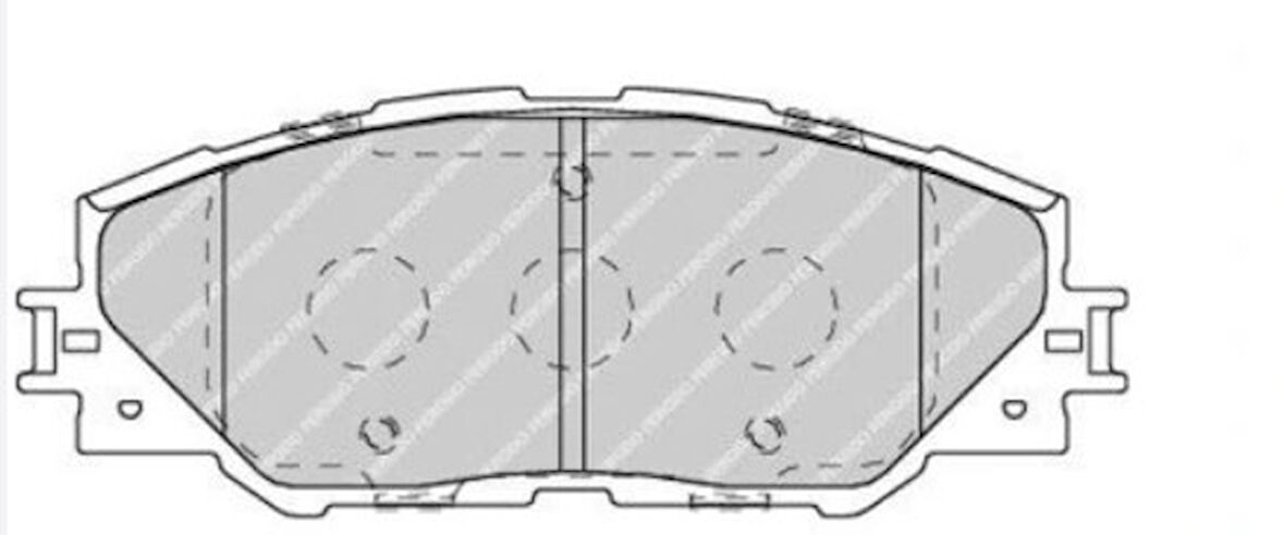 Rav4 2006 Sonrası Ön Fren Balatası Bch0986494174 446542140 