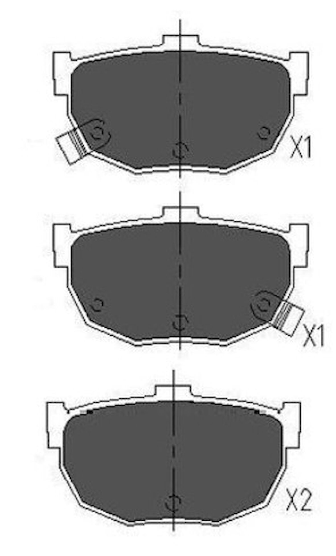 Cerato Arka Fren Balatası 2004-2010 Sbsp1062 583022Fa00 | 