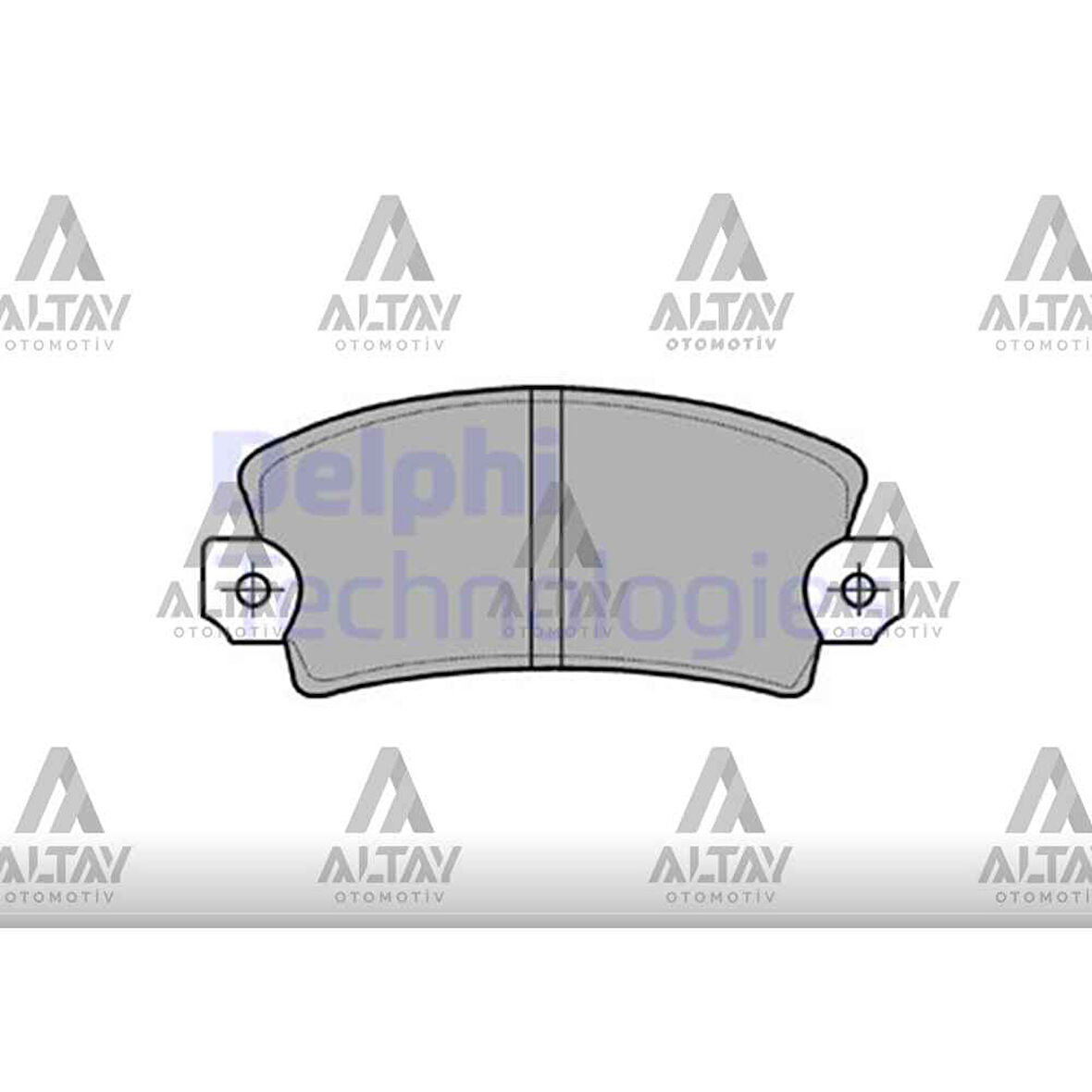 R12 73-02 Solenza Fişli Ön Fren Balata - Del-Lp56 - 7701200247 