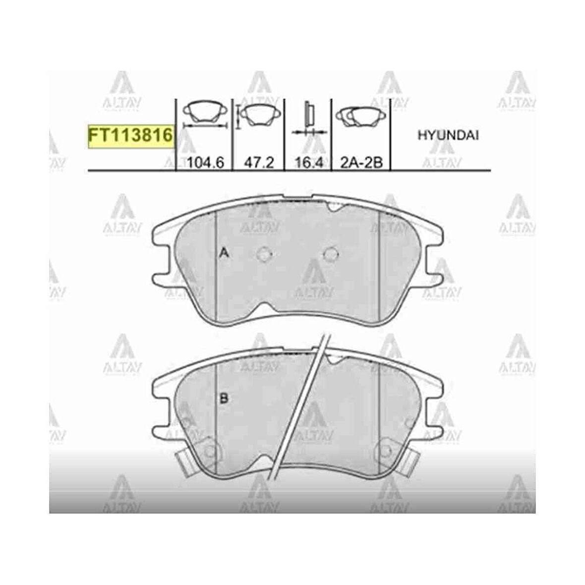 Atos 06-09 Ön Fren Balata - Mhr-00053 - 58101-05A10 