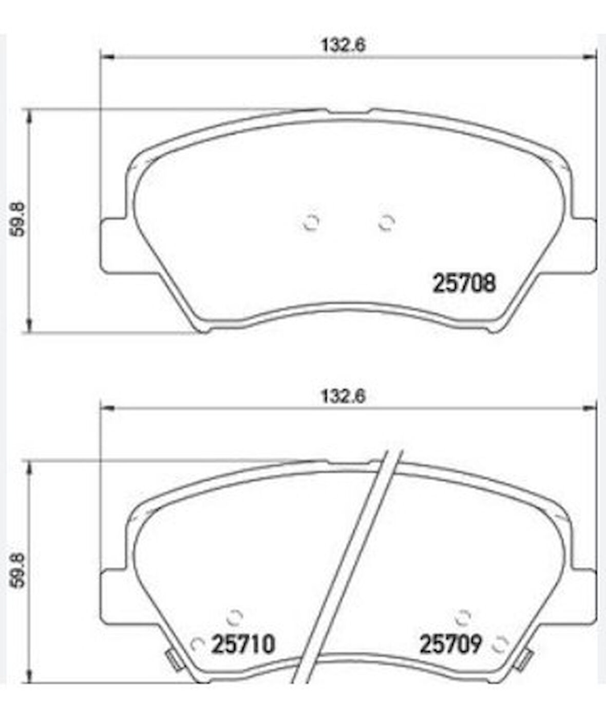 Elantra/İ30/Ceed/Ionıq/Nıro/Optima Ön Fren Balatası 2012 Sonrası Sbsp1905 581013Xa20 