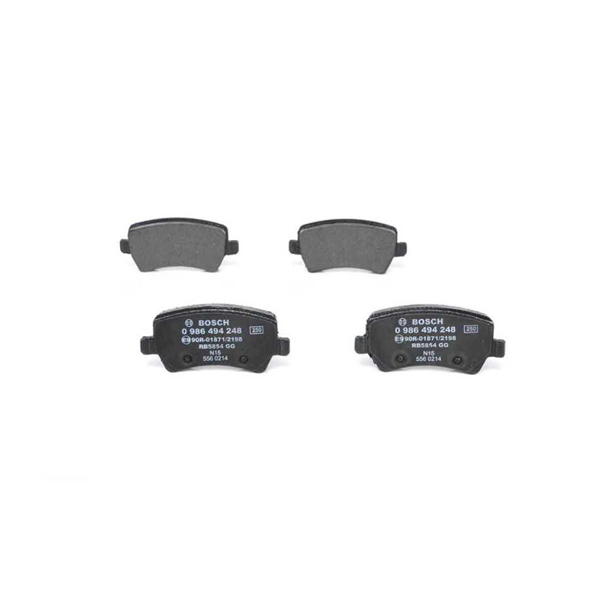 Mondeo Fren Balatası Arka Elektrikli Park Fren Tip 07-14 Bch 0986494248 Me6G9J 2M008 Fb 