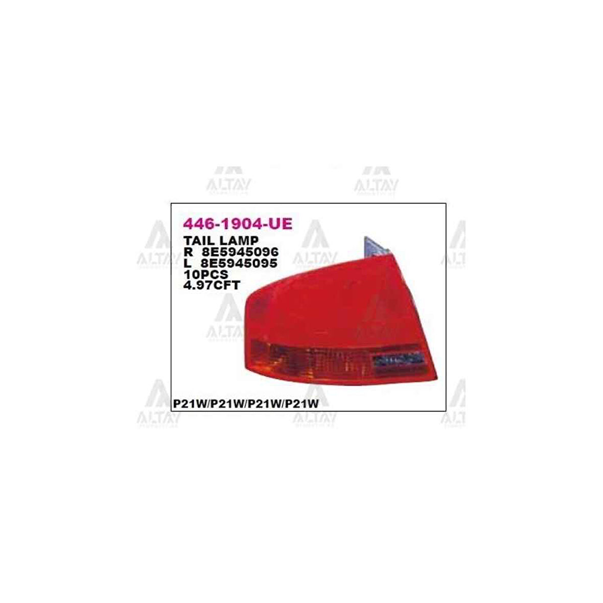 Esse Otomotiv A4 04-08 Dış Sağ Stop Lambası - DPO-446-1904R-UE - 8E5945096